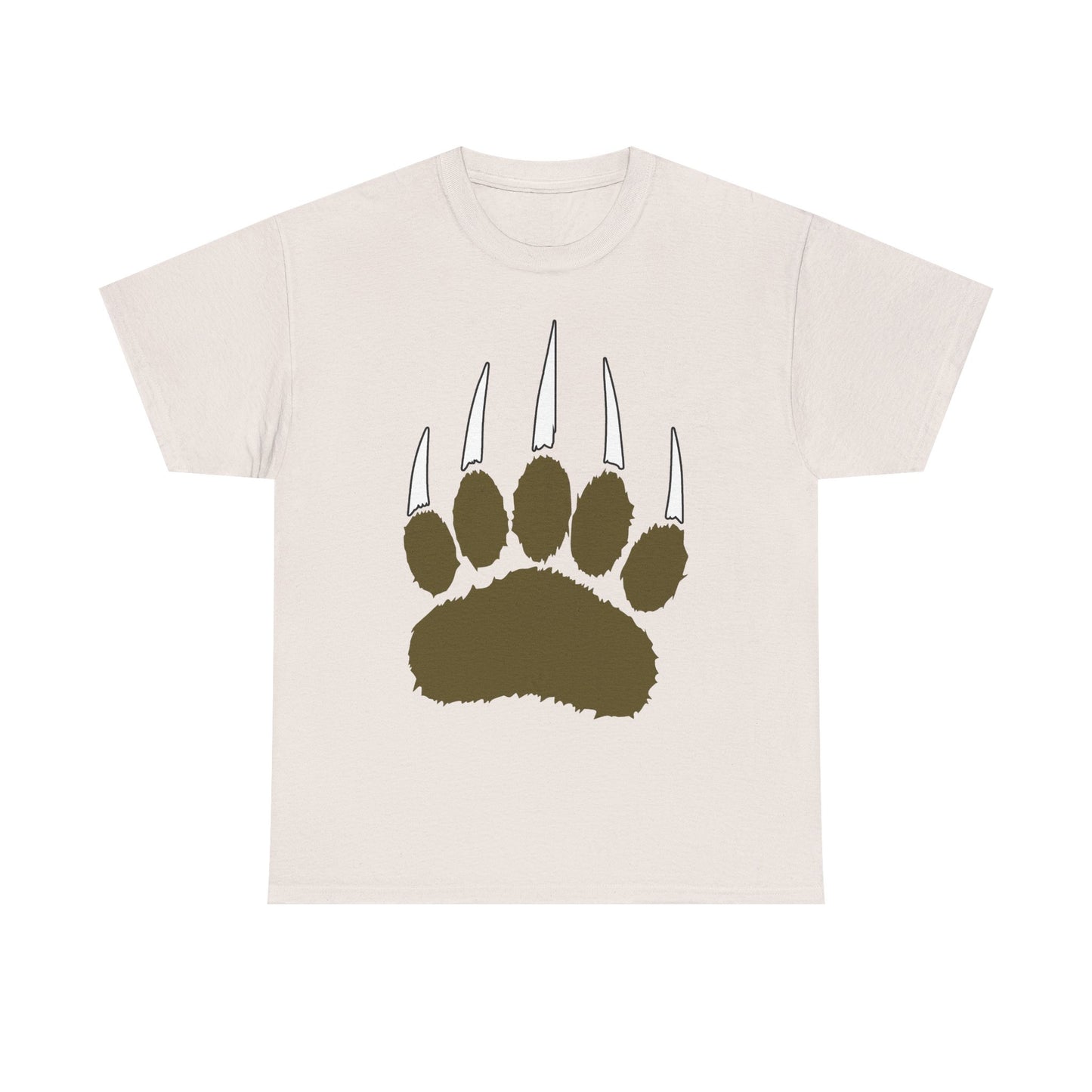 Bear Paw. Heavy Cotton T-Shirt