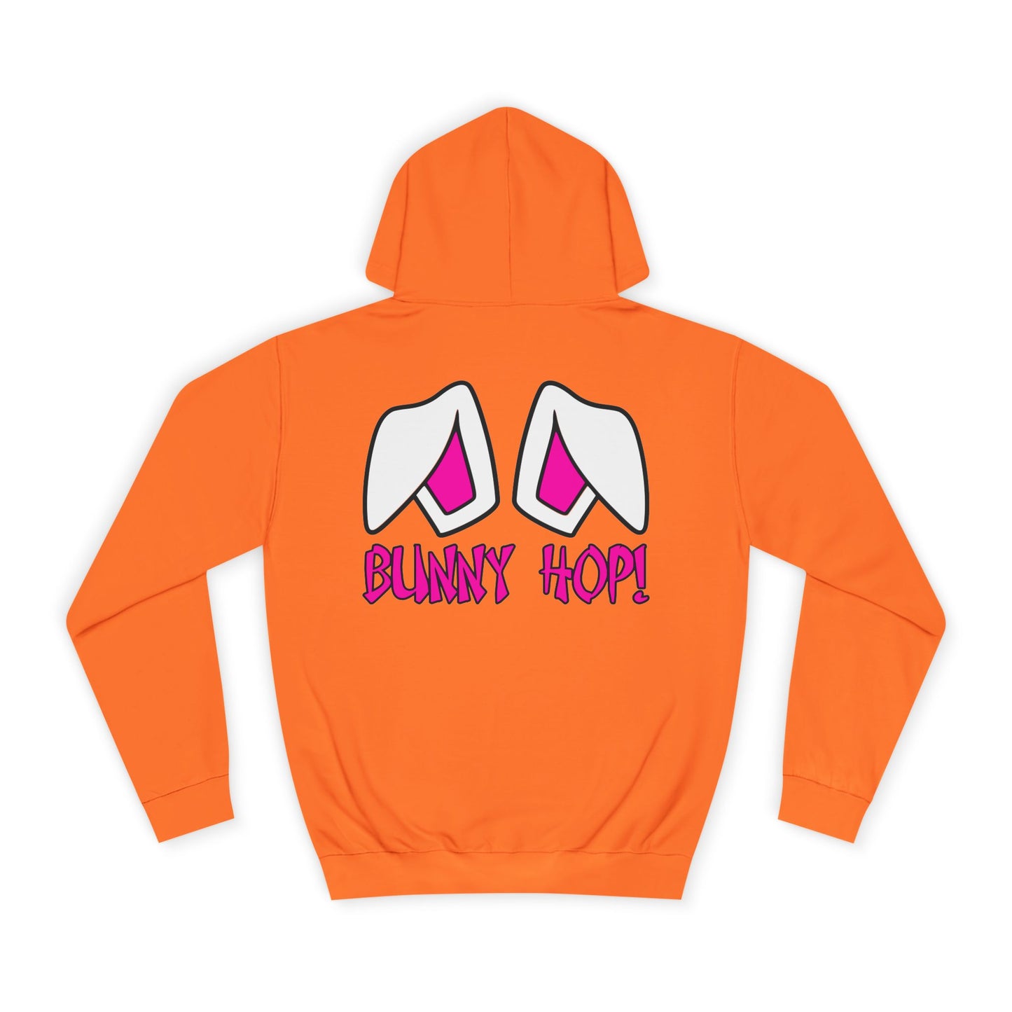 Bunny Hop!, Rad Moto Bunny, Unisex Hoodie - Biker Style Sweatshirt for Motorcycle Enthusiasts