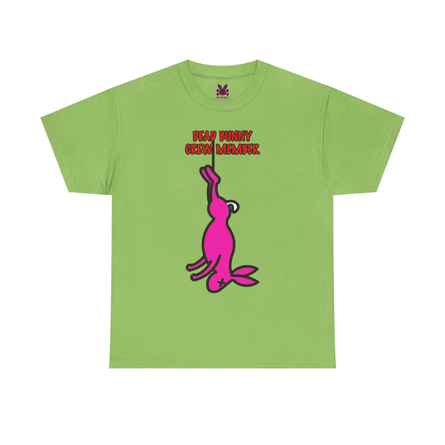 Dead Bunny Crew Member. Rad Moto Bunny, Heavy Cotton T-Shirt