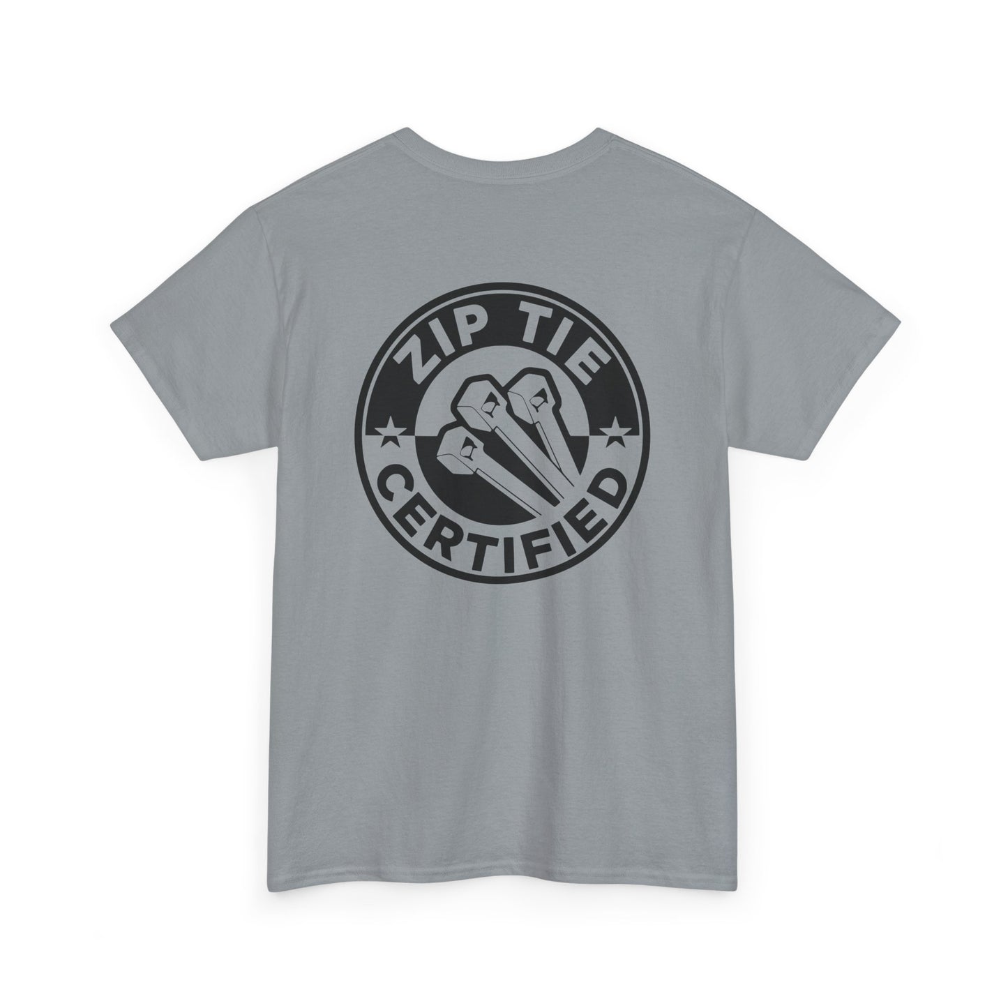 Zip Tie Certified, Rad Moto Bunny, Heavy Cotton T-Shirt