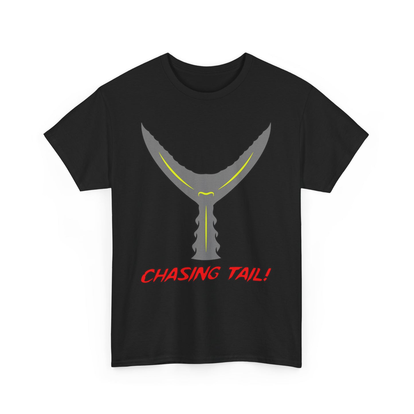 Chasing Tail. Heavy Cotton T-Shirt