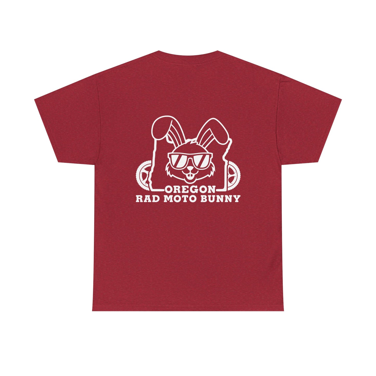Oregon Rad Moto Bunny, Rad Moto Bunny, Heavy Cotton T-Shirt