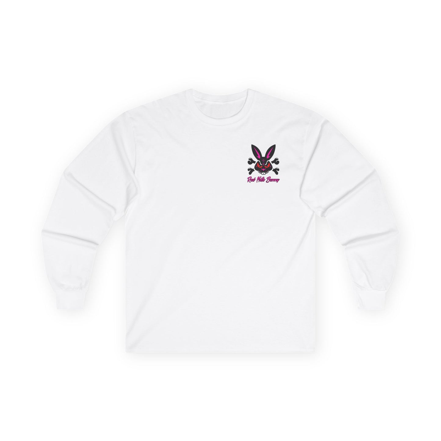 Bunny Bait, Rad Moto Bunny, Unisex Long Sleeve Tee - Bold Graphic T-Shirt for Motorcycle Enthusiasts