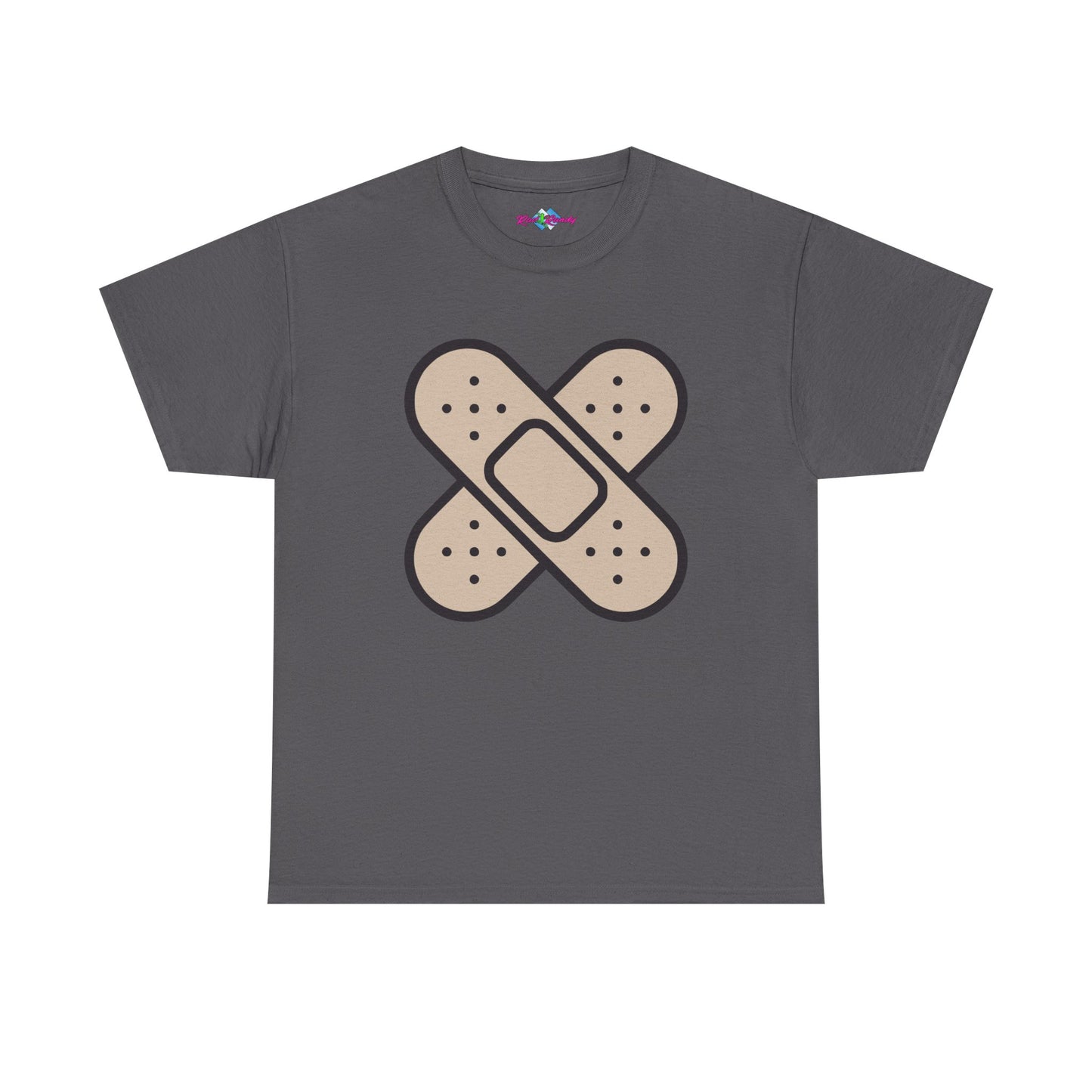 Band Aids. Heavy Cotton T-Shirt