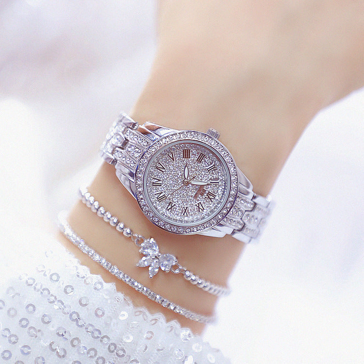 High-end full diamond watch
