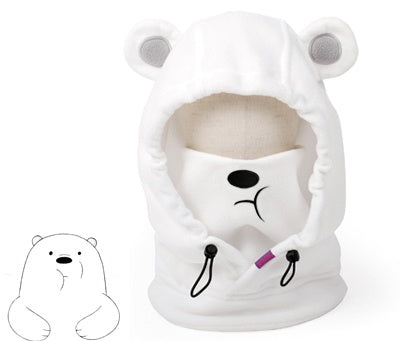 Animal Head Cover Adjustable Hood