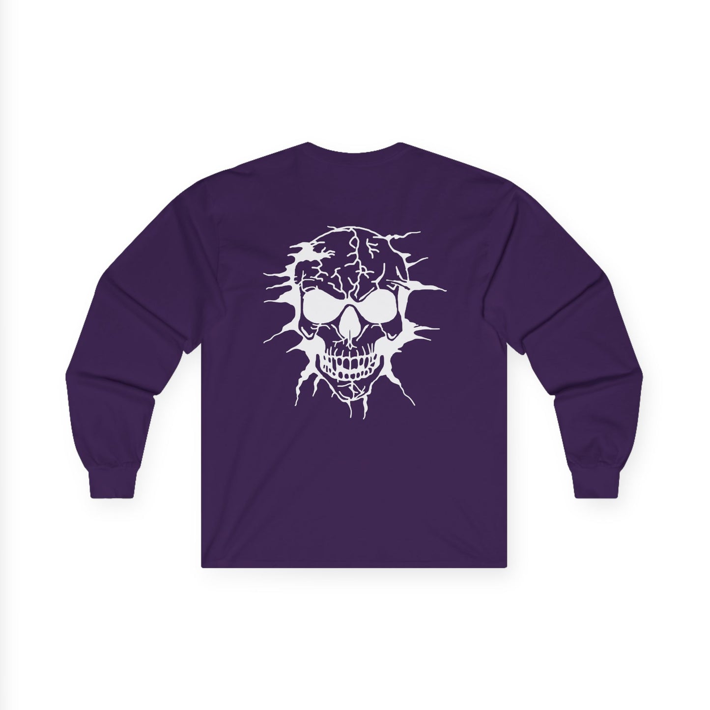 Breakout Skull, Rad Moto Bunny, Unisex Long Sleeve Tee - Bold Graphic T-Shirt for Motorcycle Enthusiasts