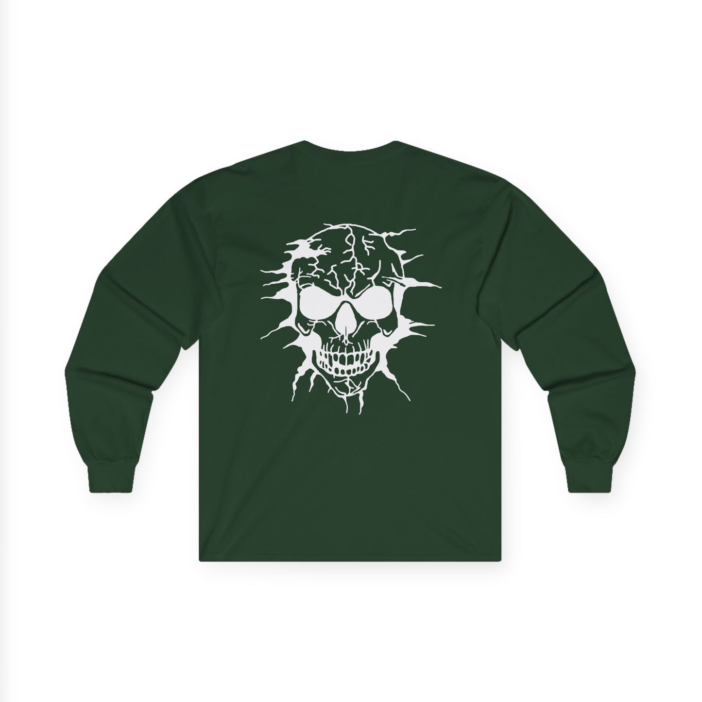 Breakout Skull, Rad Moto Bunny, Unisex Long Sleeve Tee - Bold Graphic T-Shirt for Motorcycle Enthusiasts