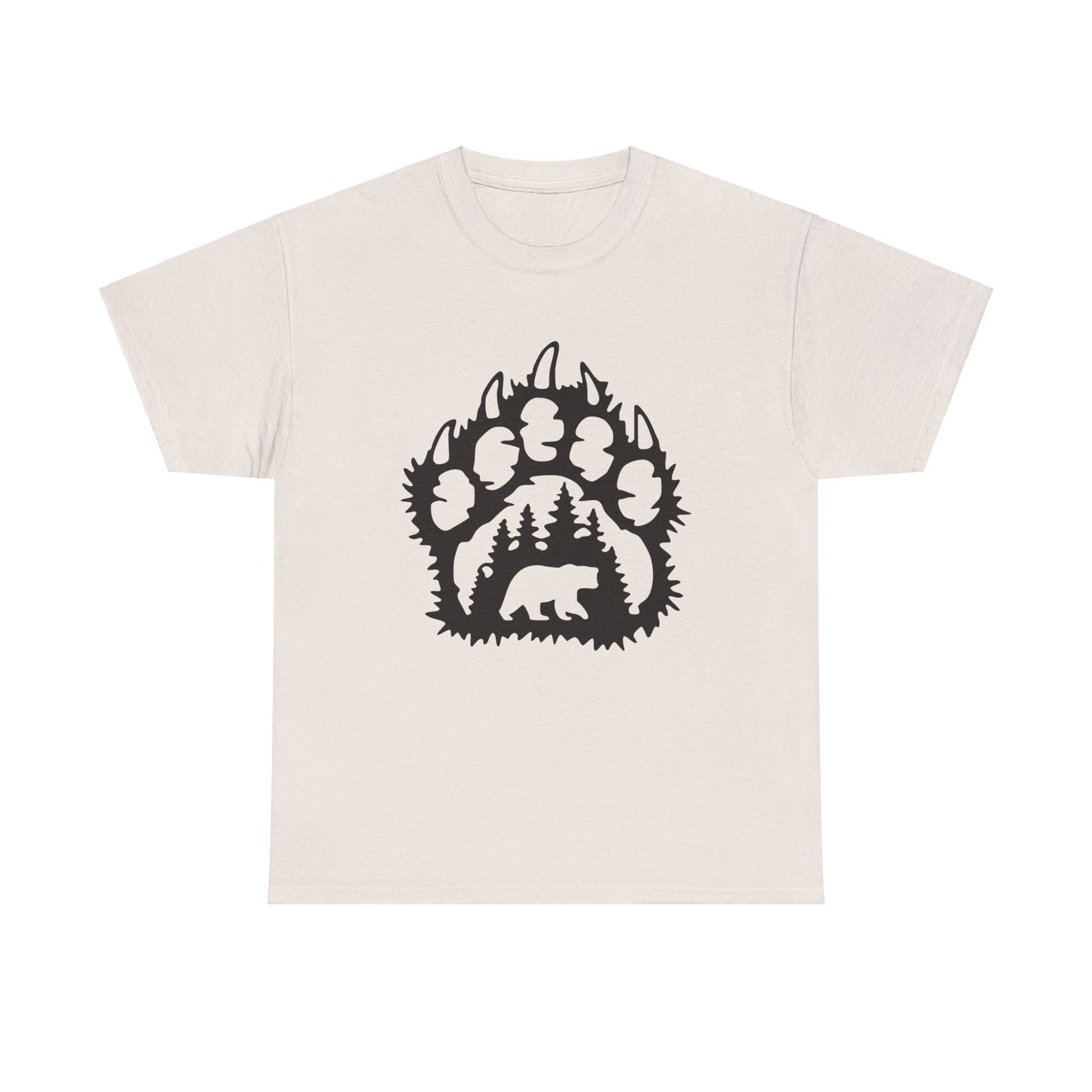 Bear Paw. Heavy Cotton T-Shirt