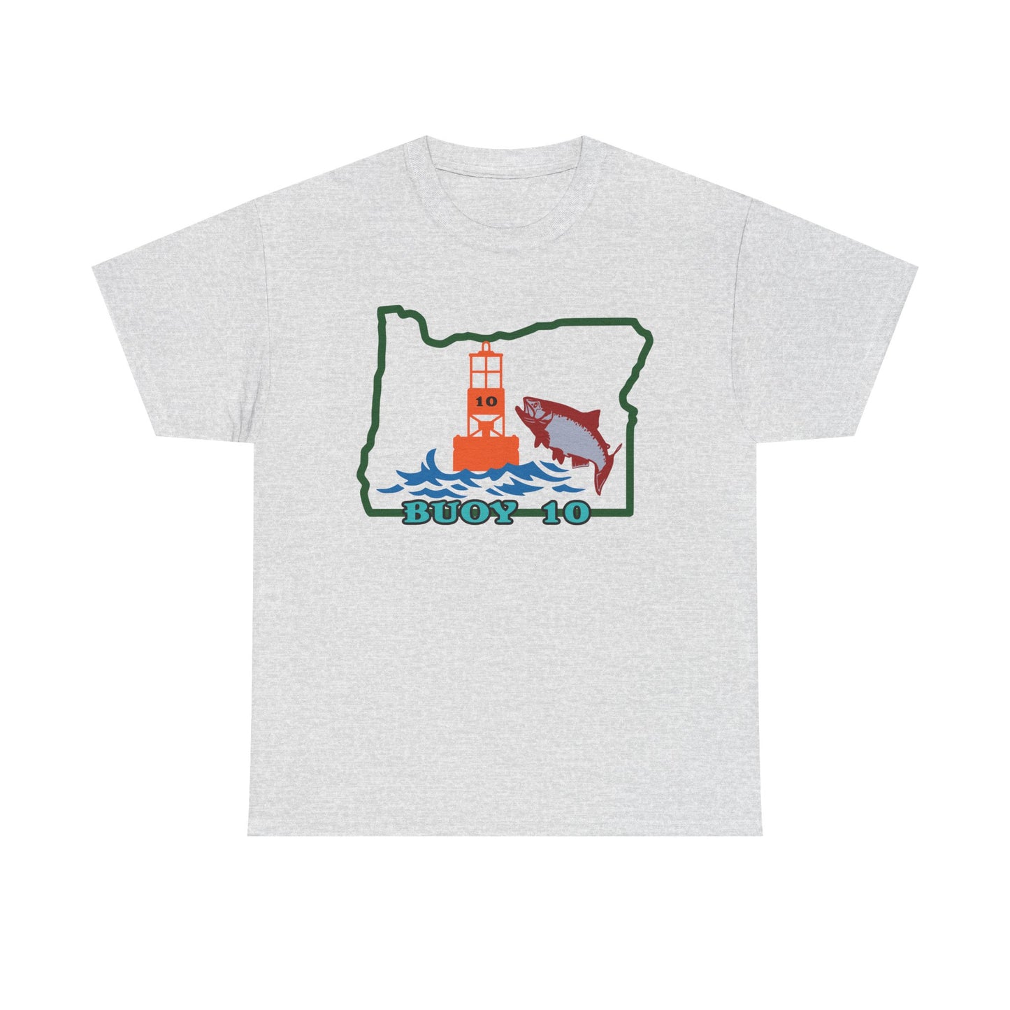 Buoy 10, Oregon. Heavy Cotton T-Shirt
