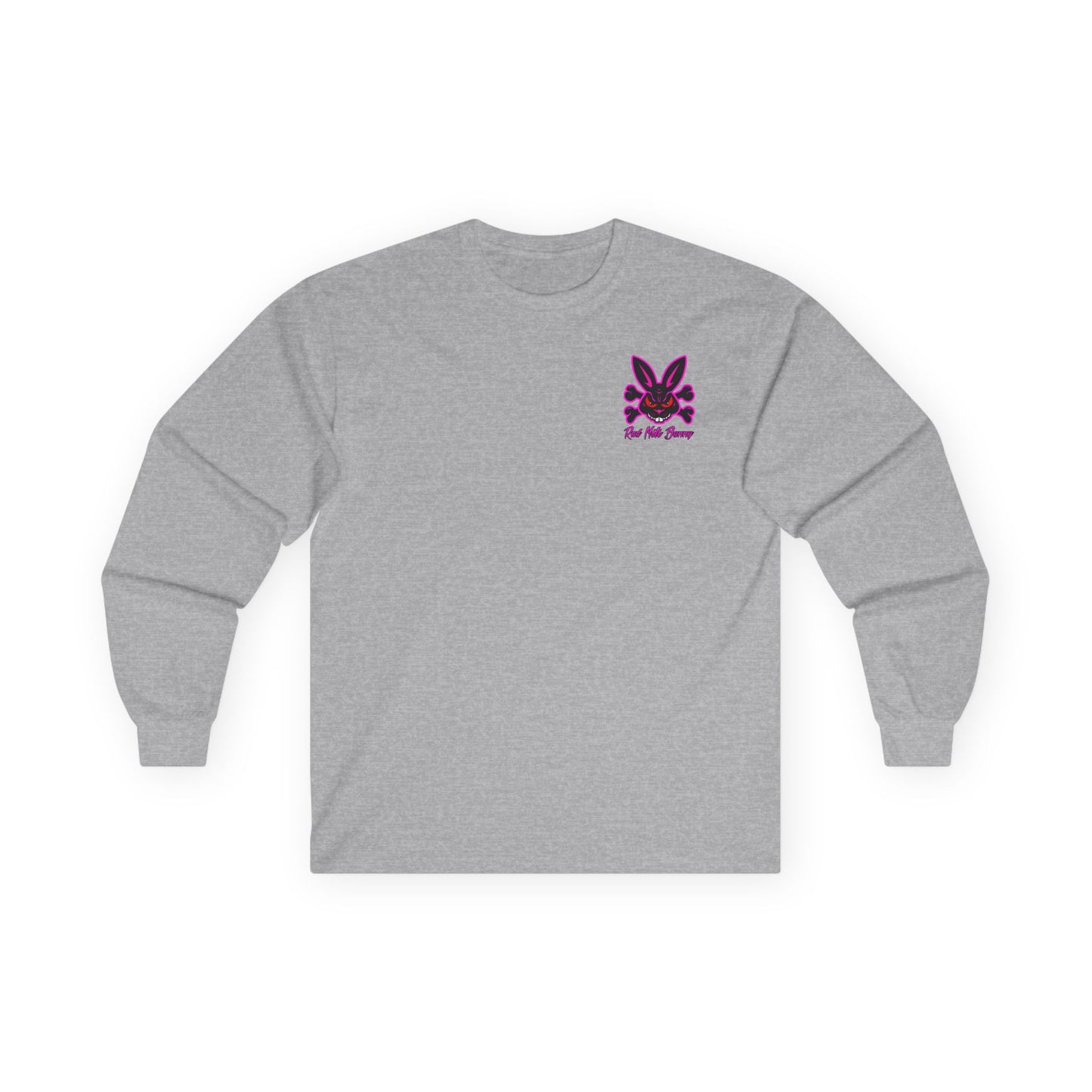 Alien Bunny, Rad Moto Bunny, Unisex Long Sleeve Tee - Bold Graphic T-Shirt for Motorcycle Enthusiasts