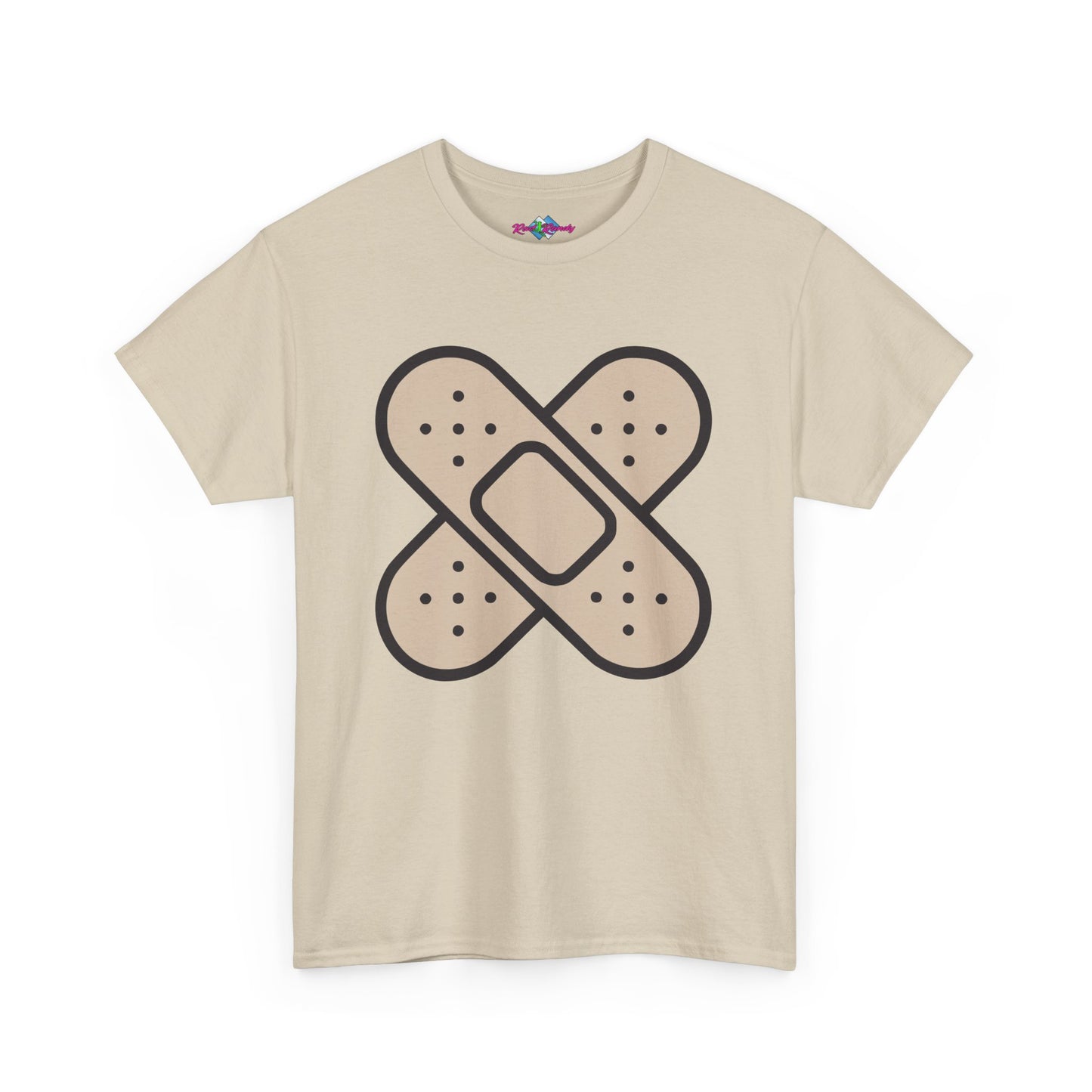 Band Aids. Heavy Cotton T-Shirt
