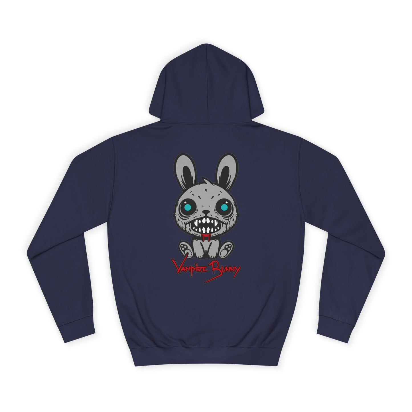 Vampire Bunny, Rad Moto Bunny, Unisex Hoodie - Biker Style Sweatshirt for Motorcycle Enthusiasts