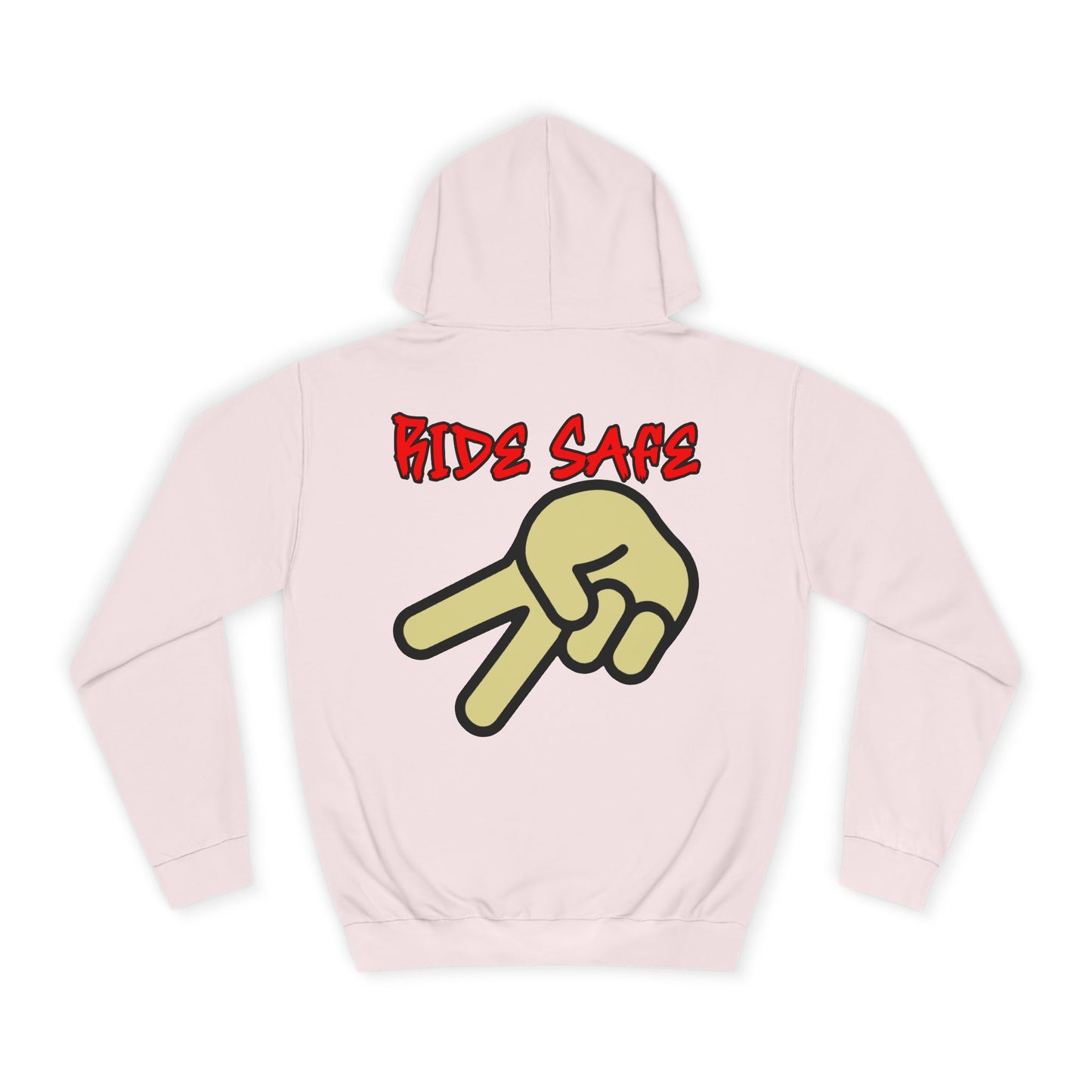 Ride Safe, Rad Moto Bunny, Unisex Hoodie - Biker Style Sweatshirt for Motorcycle Enthusiasts
