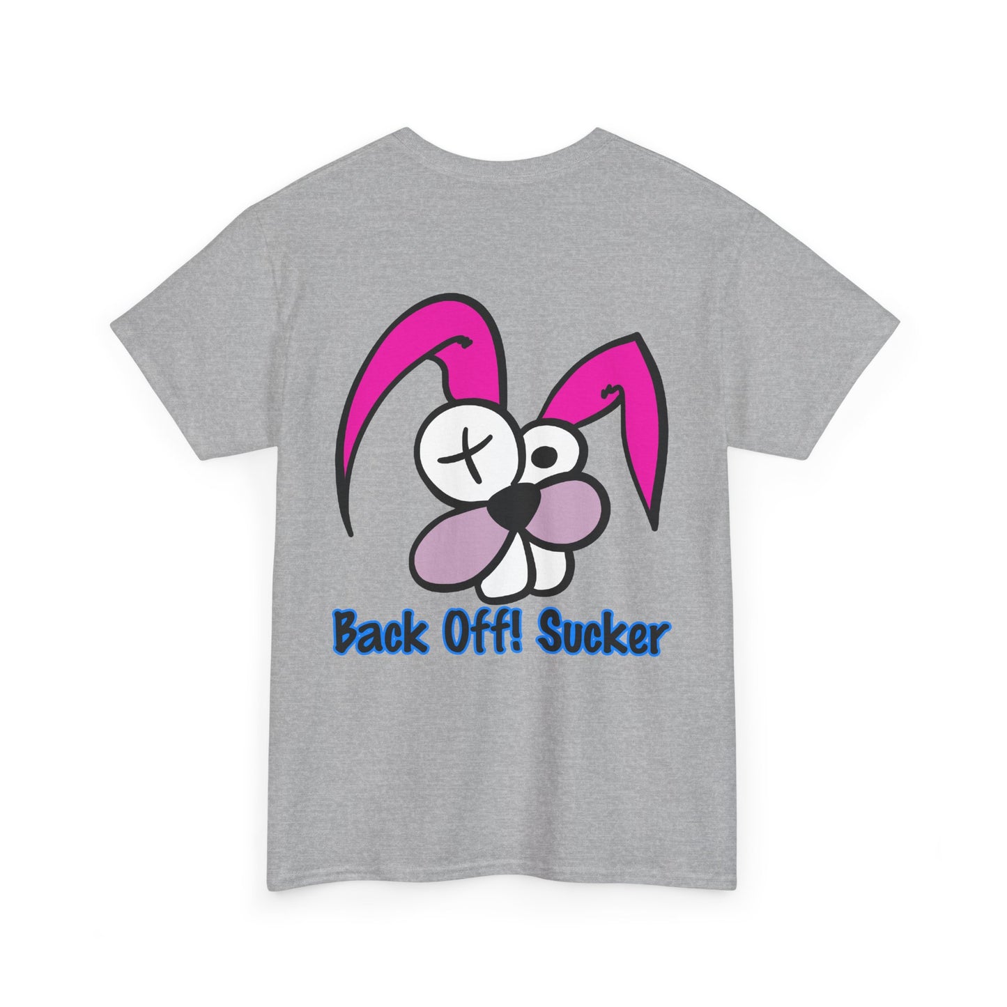 Back Off Sucker Bunny, Rad Moto Bunny, Heavy Cotton T-Shirt
