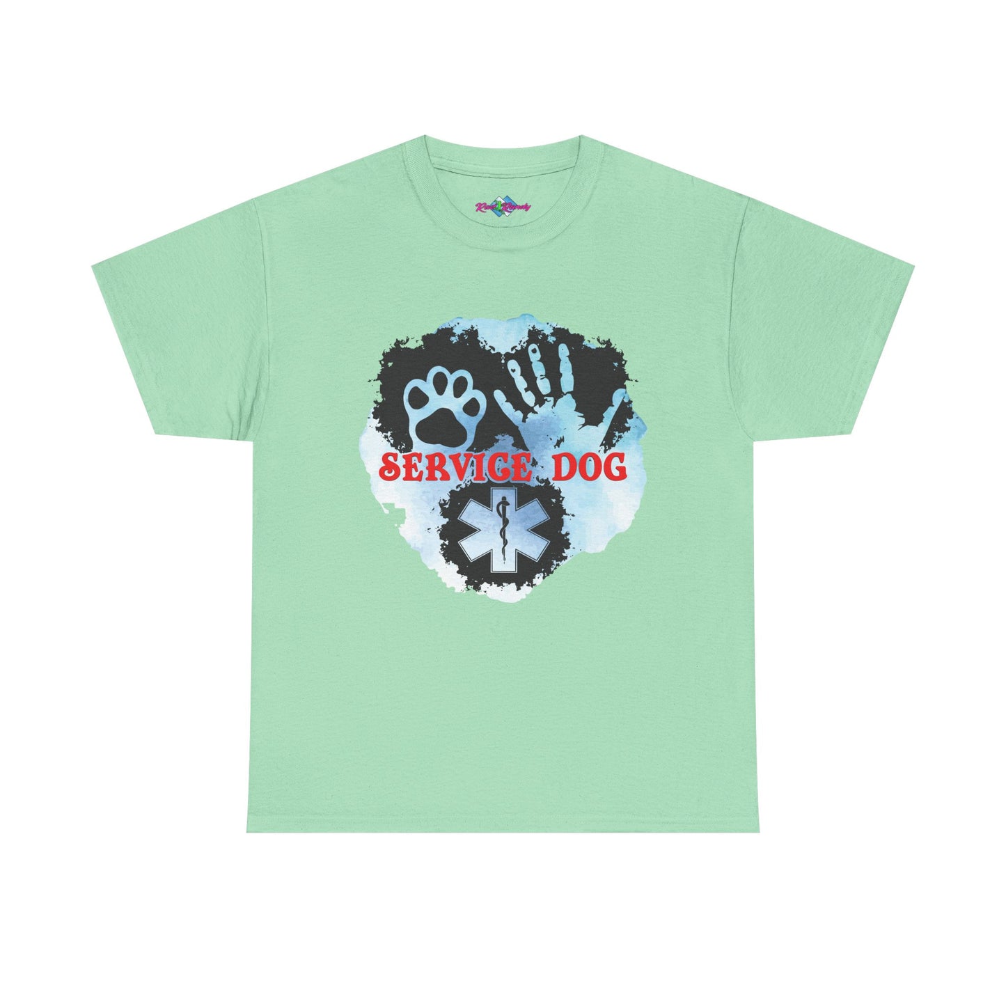 Best Friends, Service Dog. Heavy Cotton T-Shirt