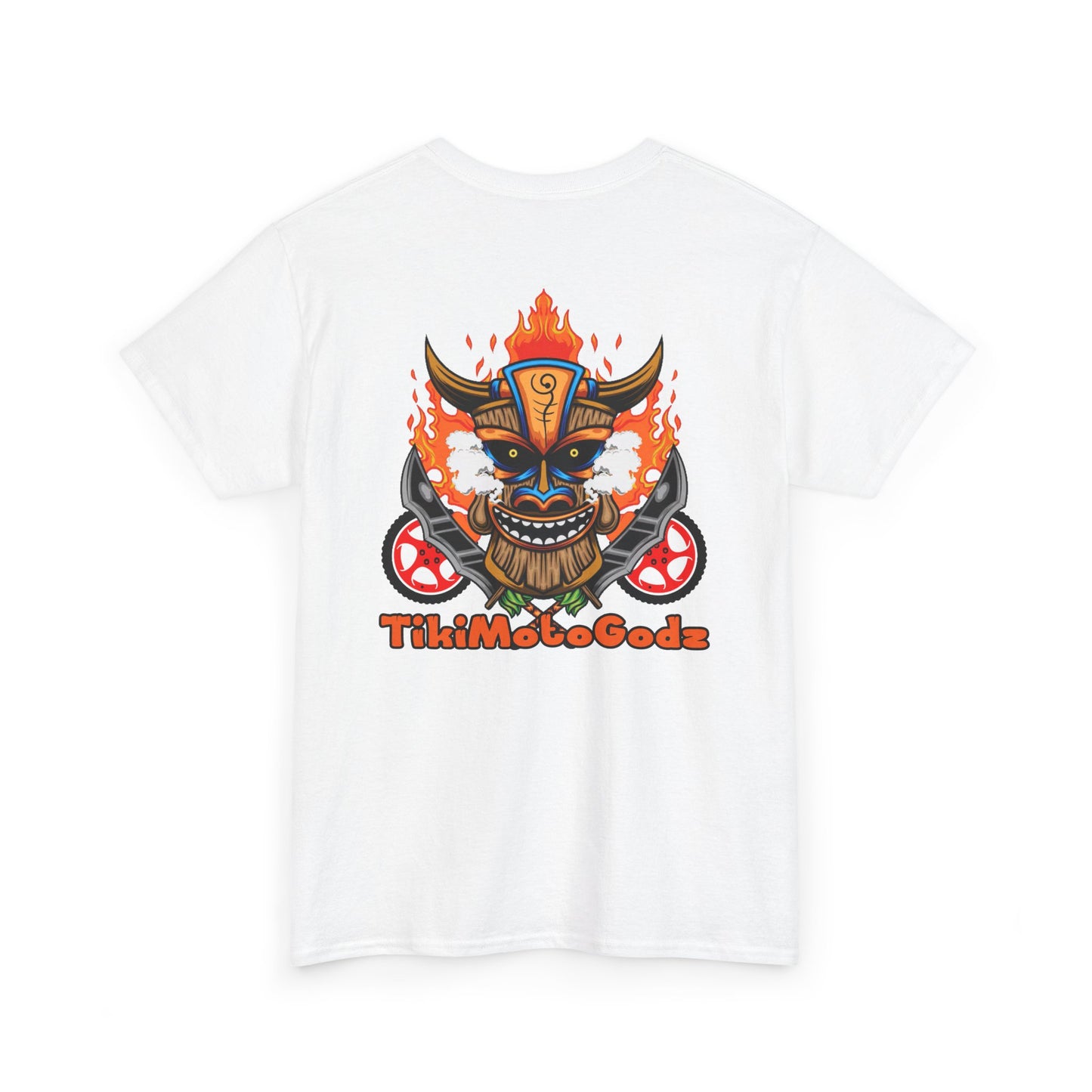 Tiki Moto Godz. Heavy Cotton T-Shirt