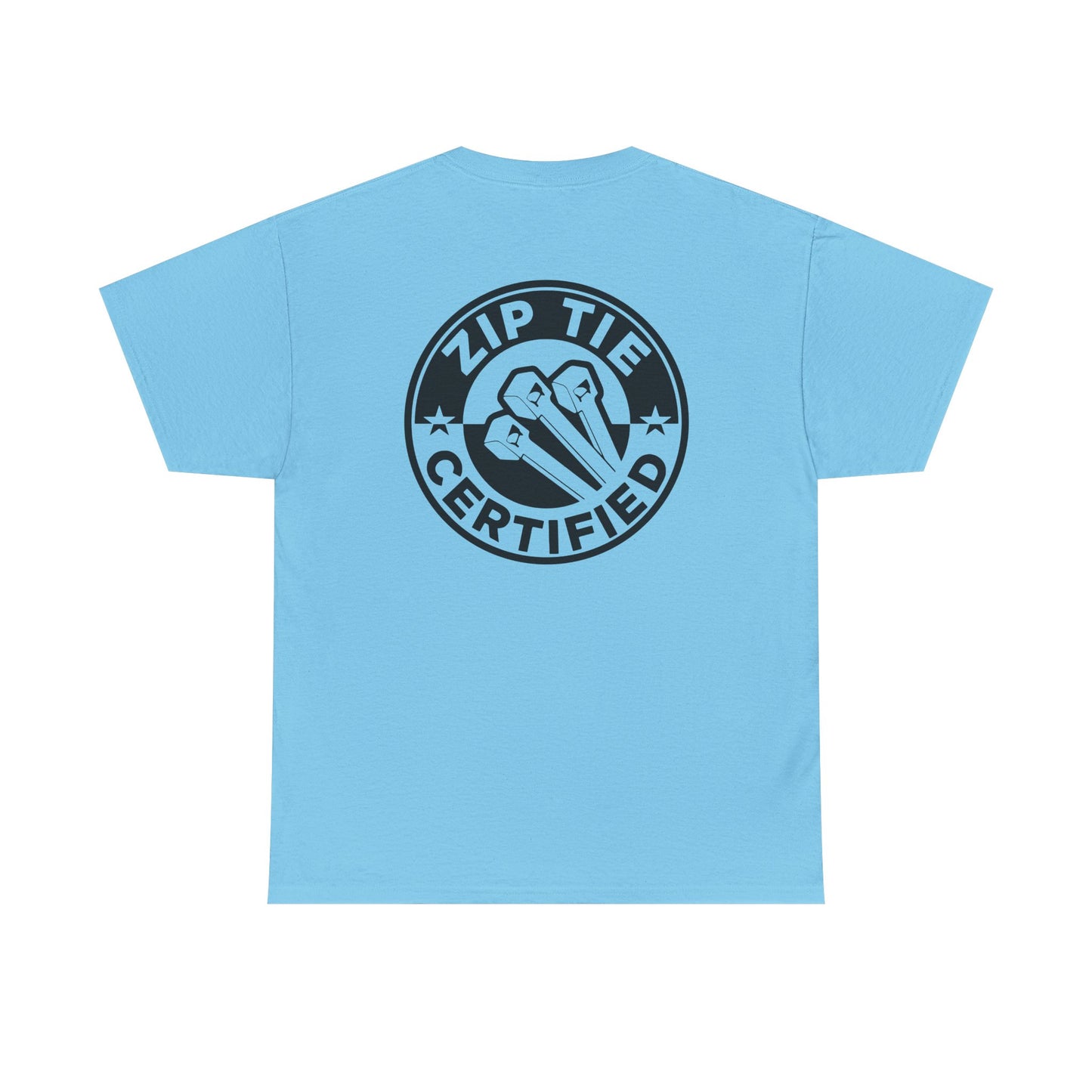 Zip Tie Certified, Rad Moto Bunny, Heavy Cotton T-Shirt