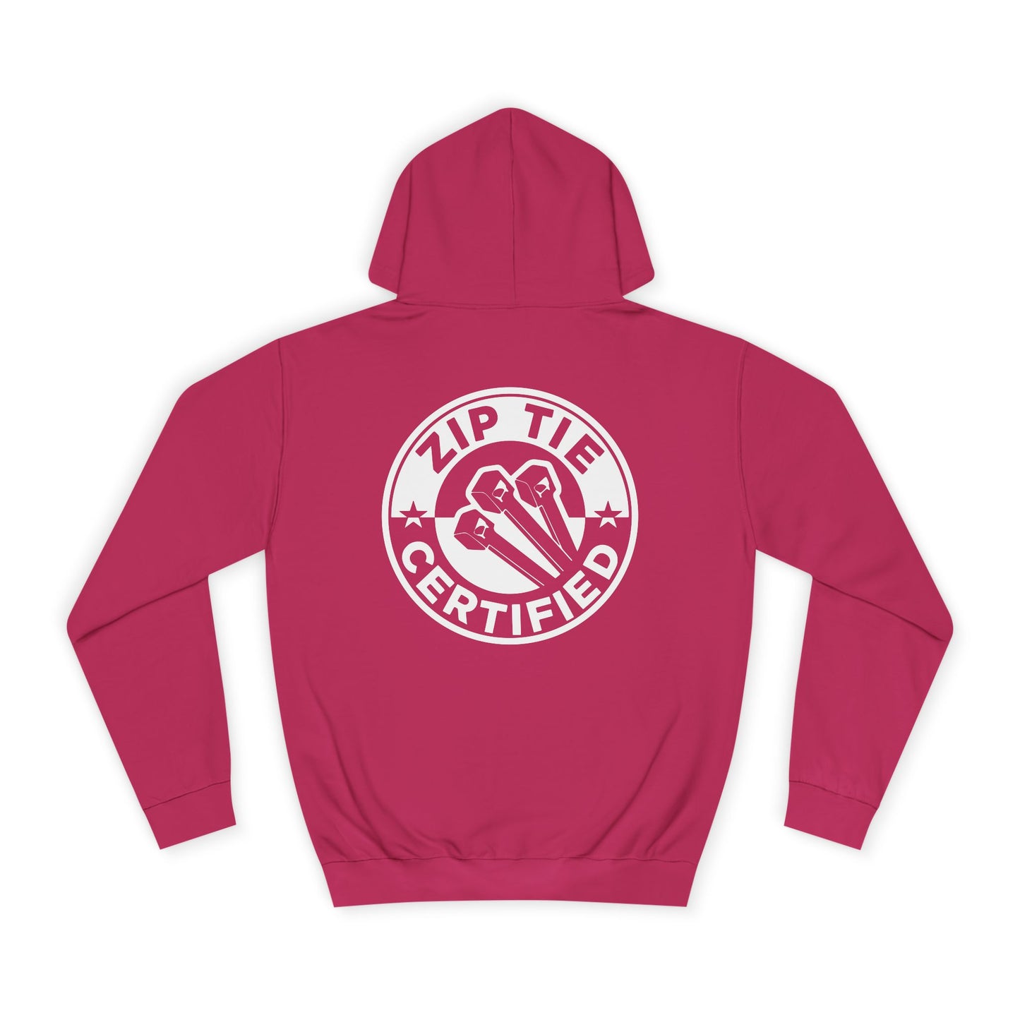Zip Tie Certified, Rad Moto Bunny, Unisex Hoodie - Biker Style Sweatshirt for Motorcycle Enthusiasts