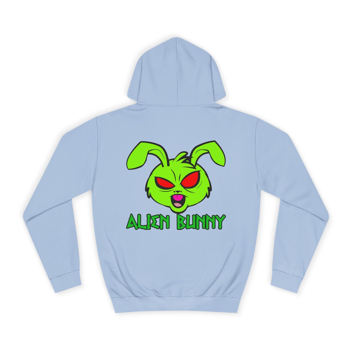 Alien Bunny, Rad Moto Bunny, Unisex Hoodie - Biker Style Sweatshirt for Motorcycle Enthusiasts
