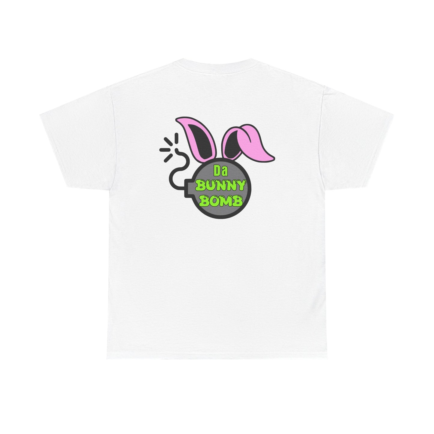 Da Bunny Bomb, Rad Moto Bunny, Heavy Cotton T-Shirt