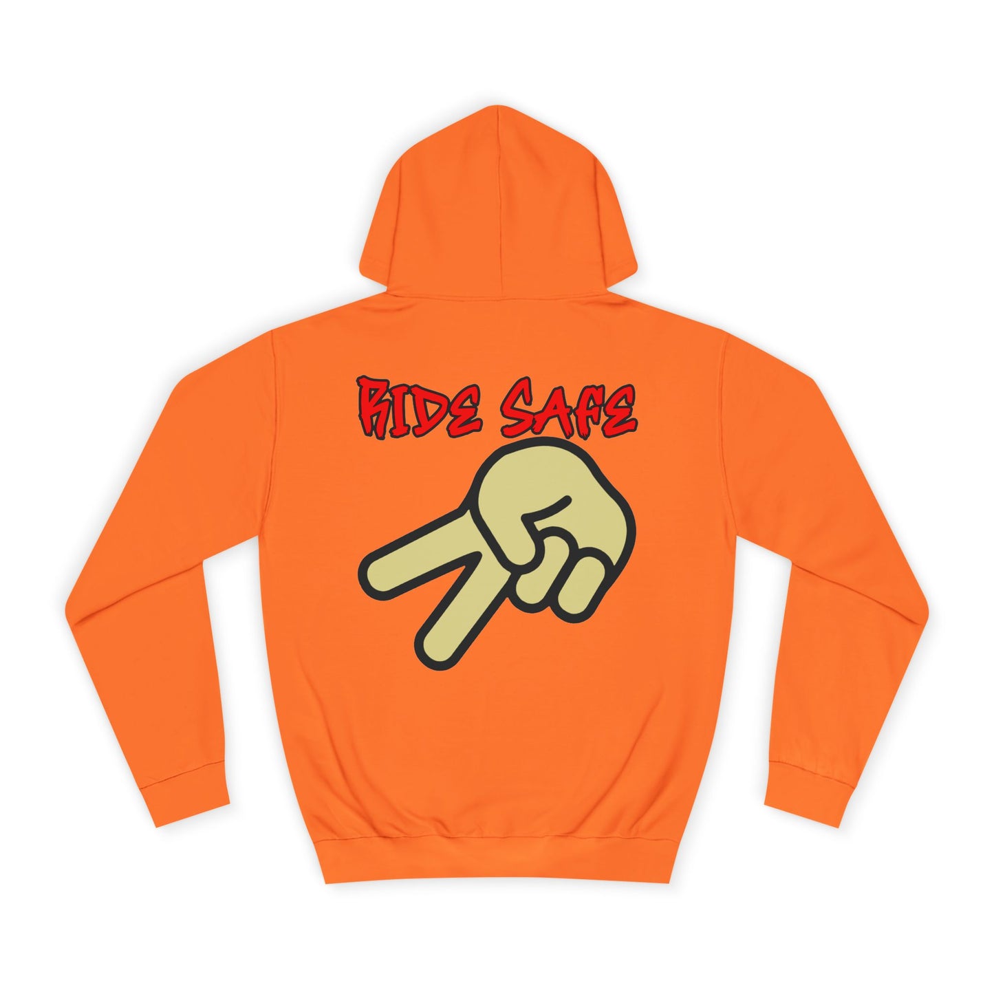 Ride Safe, Rad Moto Bunny, Unisex Hoodie - Biker Style Sweatshirt for Motorcycle Enthusiasts
