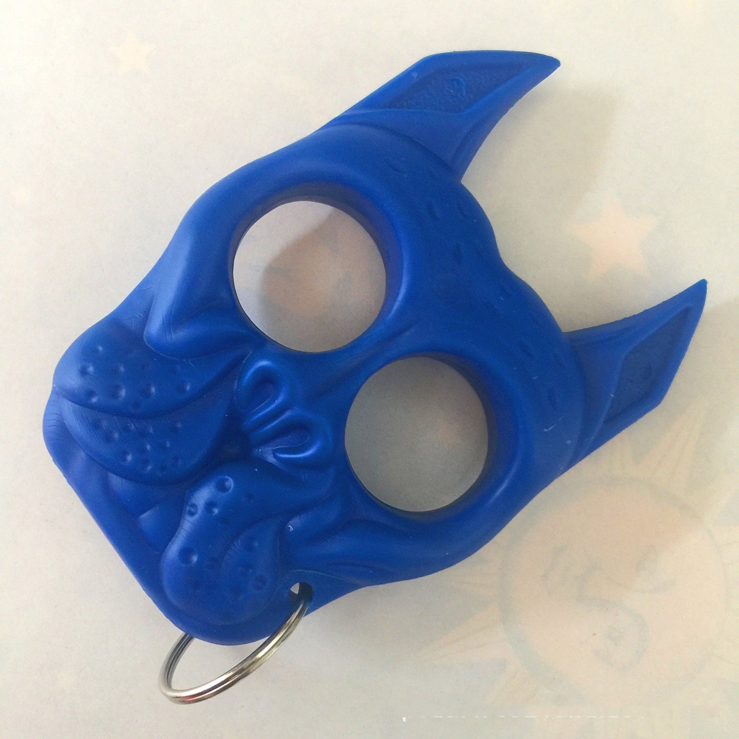 Dog Head Self-defense Keychain