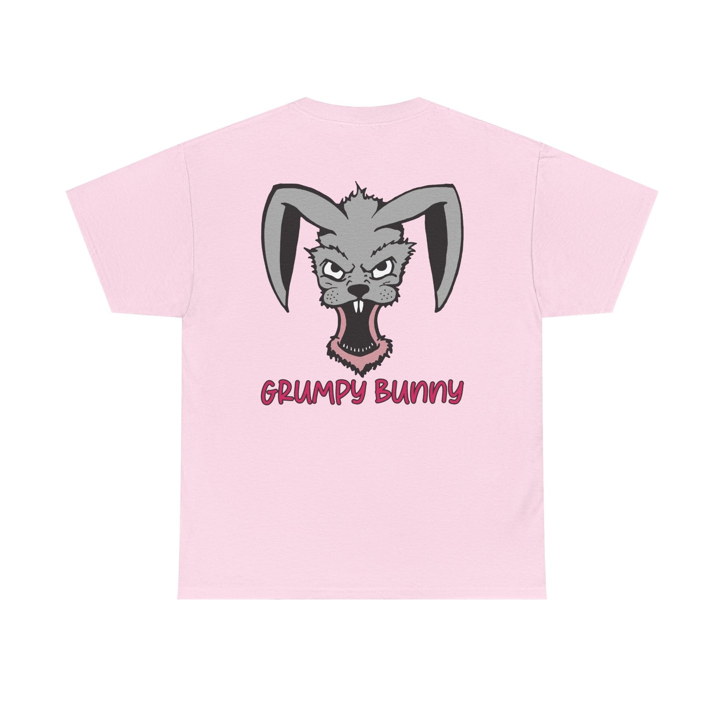 Grumpy Bunny, Rad Moto Bunny, Heavy Cotton T-Shirt