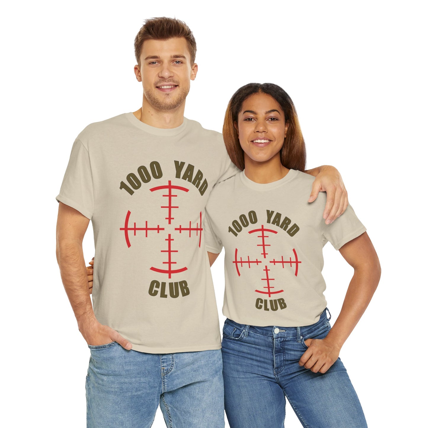1000 Yard Club, Heavy Cotton T-Shirt