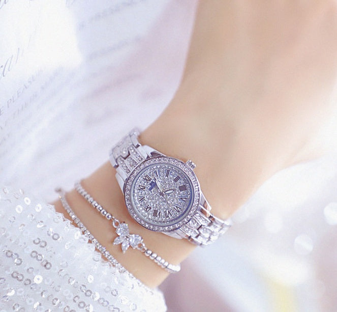 High-end full diamond watch