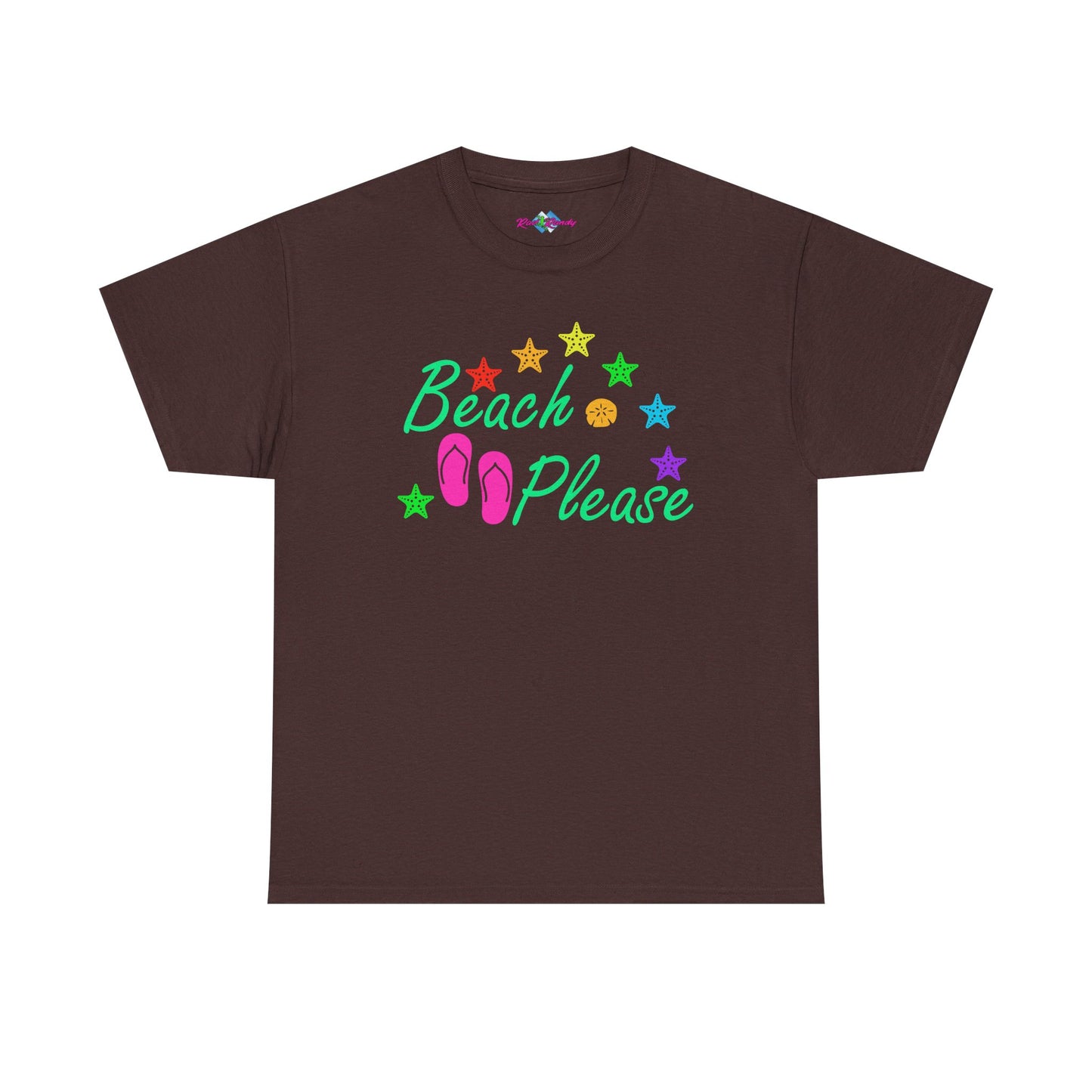 Beach Please. Heavy Cotton T-Shirt