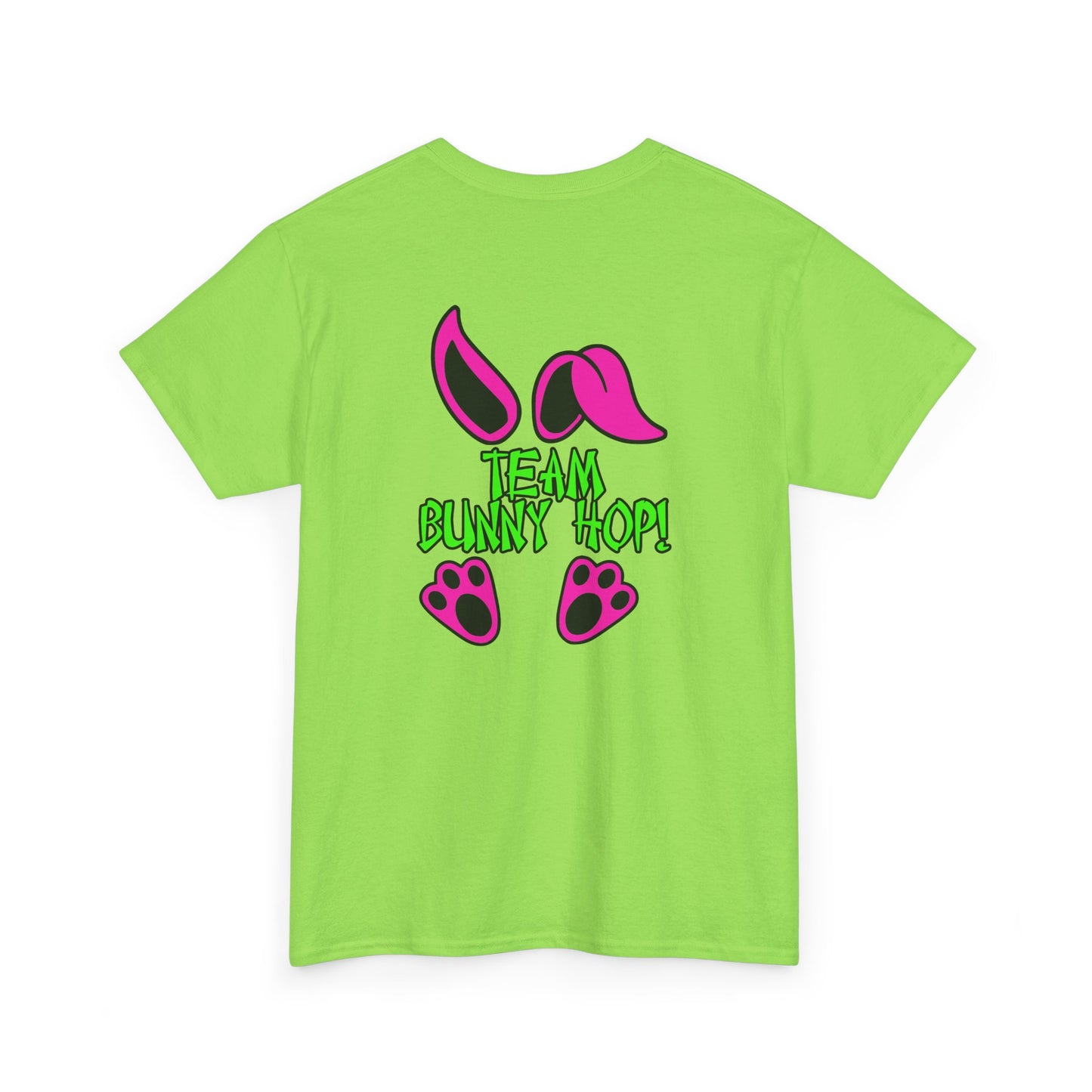 Team Bunny Hop, Rad Moto Bunny, Heavy Cotton T-Shirt