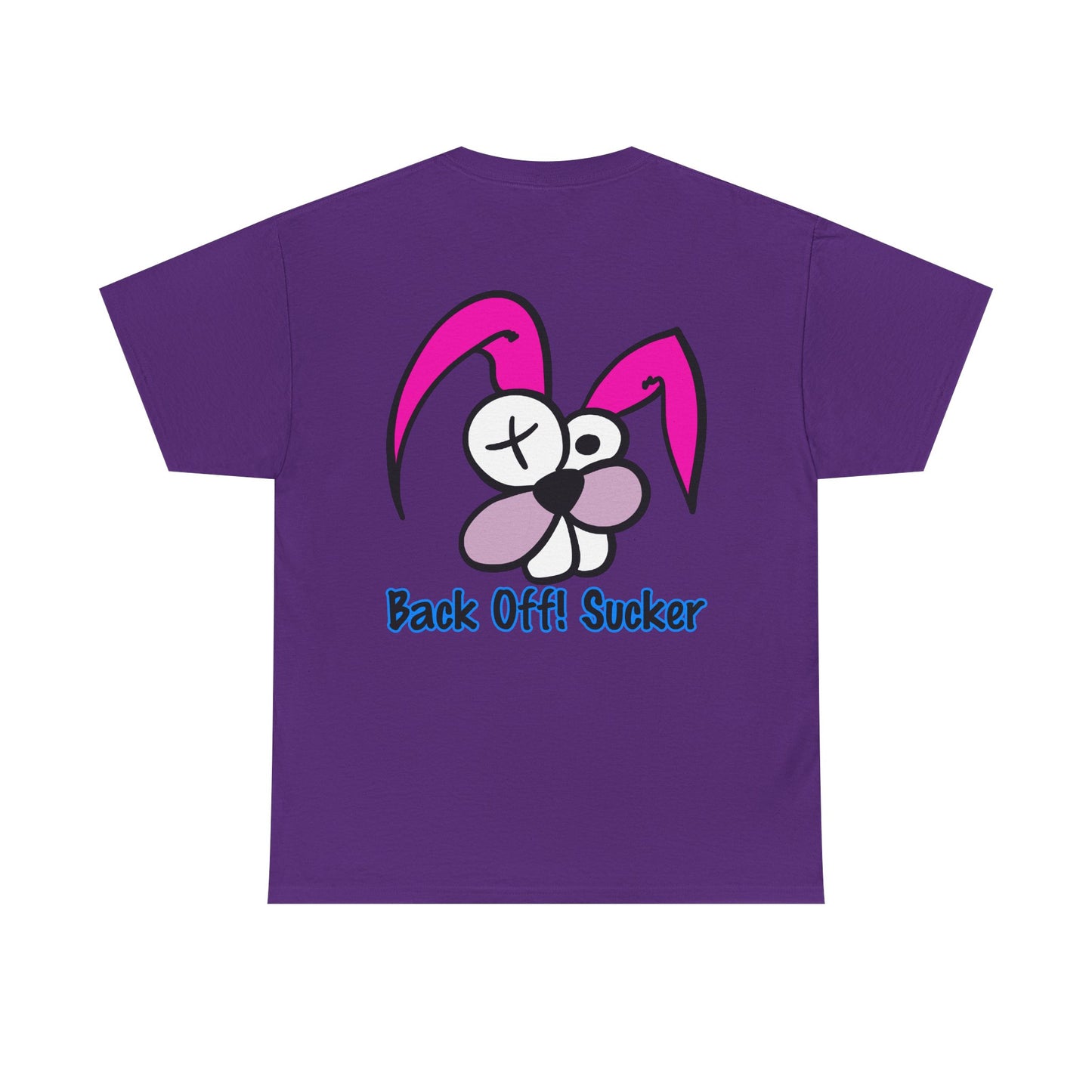 Back Off Sucker Bunny, Rad Moto Bunny, Heavy Cotton T-Shirt