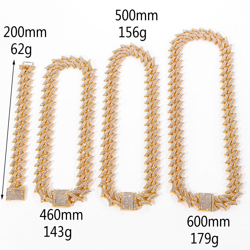 Rhombus Telescopic Chain Necklace