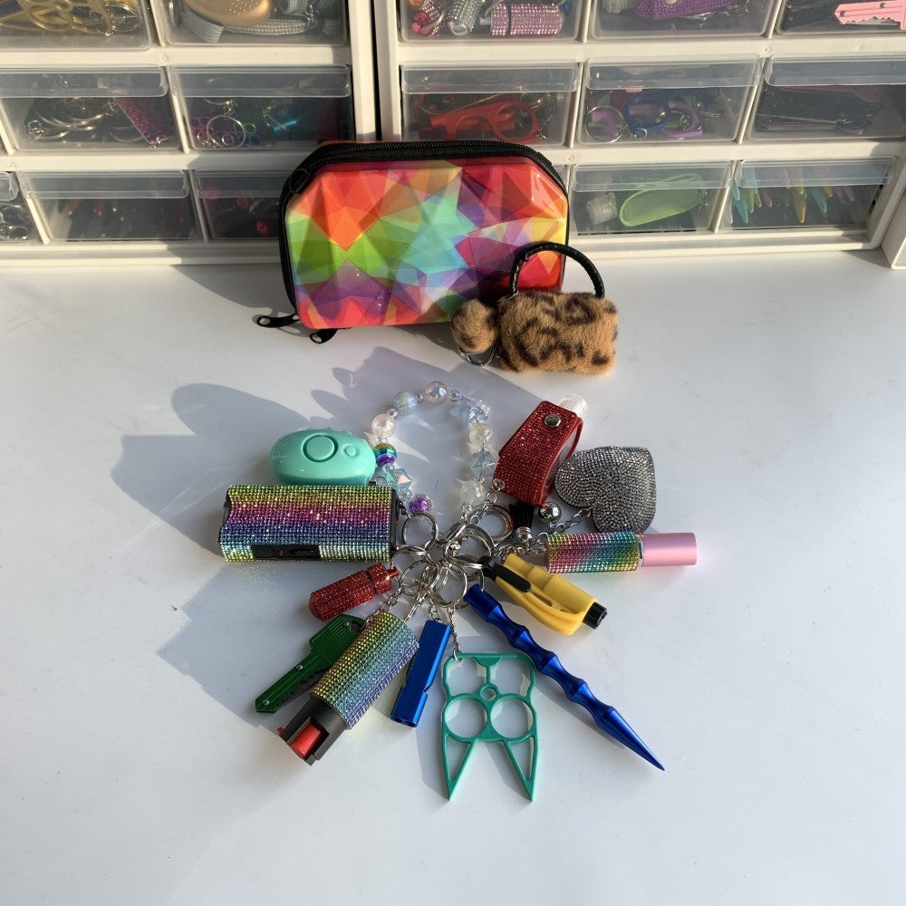 Rainbow Keychain 15pcs Set