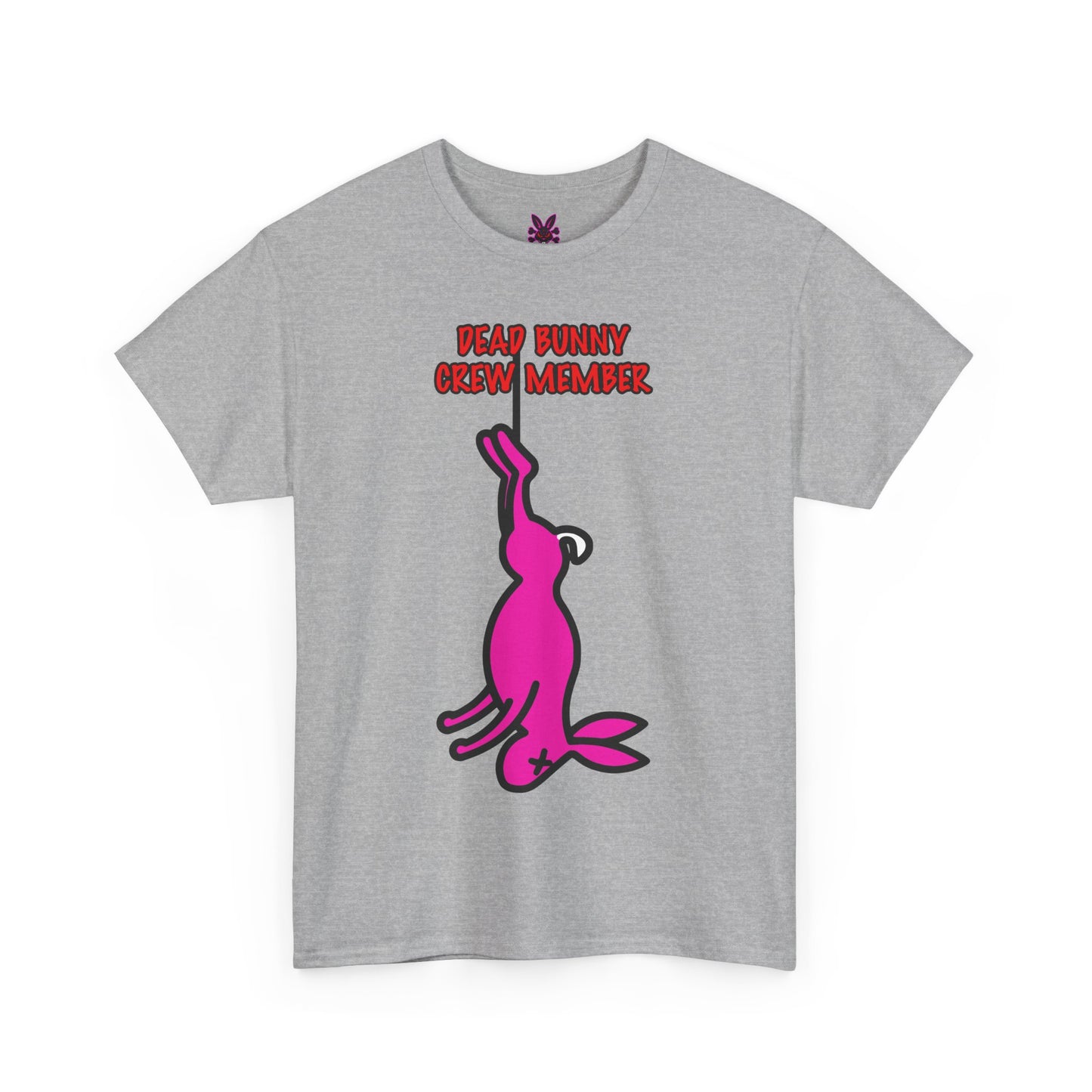 Dead Bunny Crew Member. Rad Moto Bunny, Heavy Cotton T-Shirt