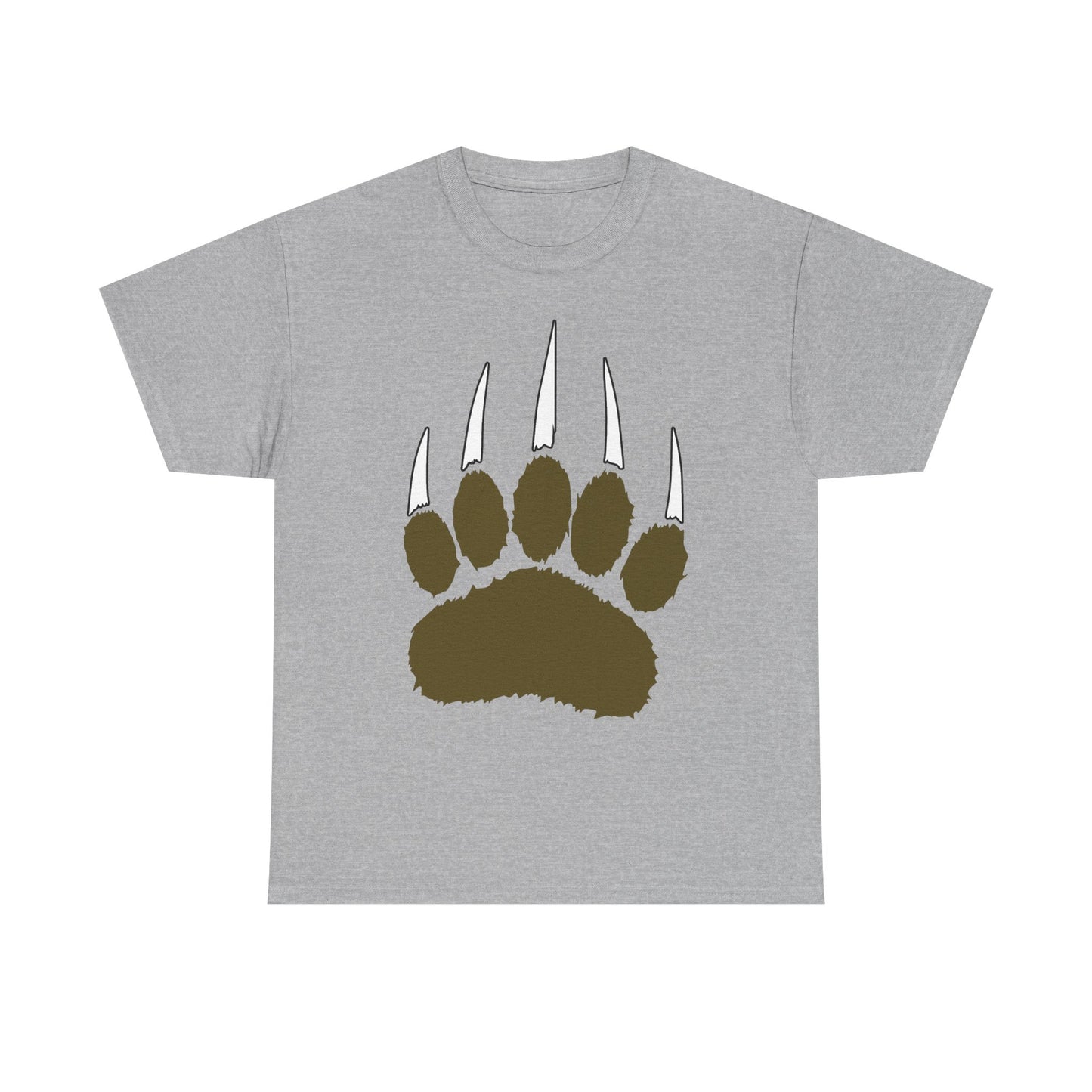Bear Paw. Heavy Cotton T-Shirt