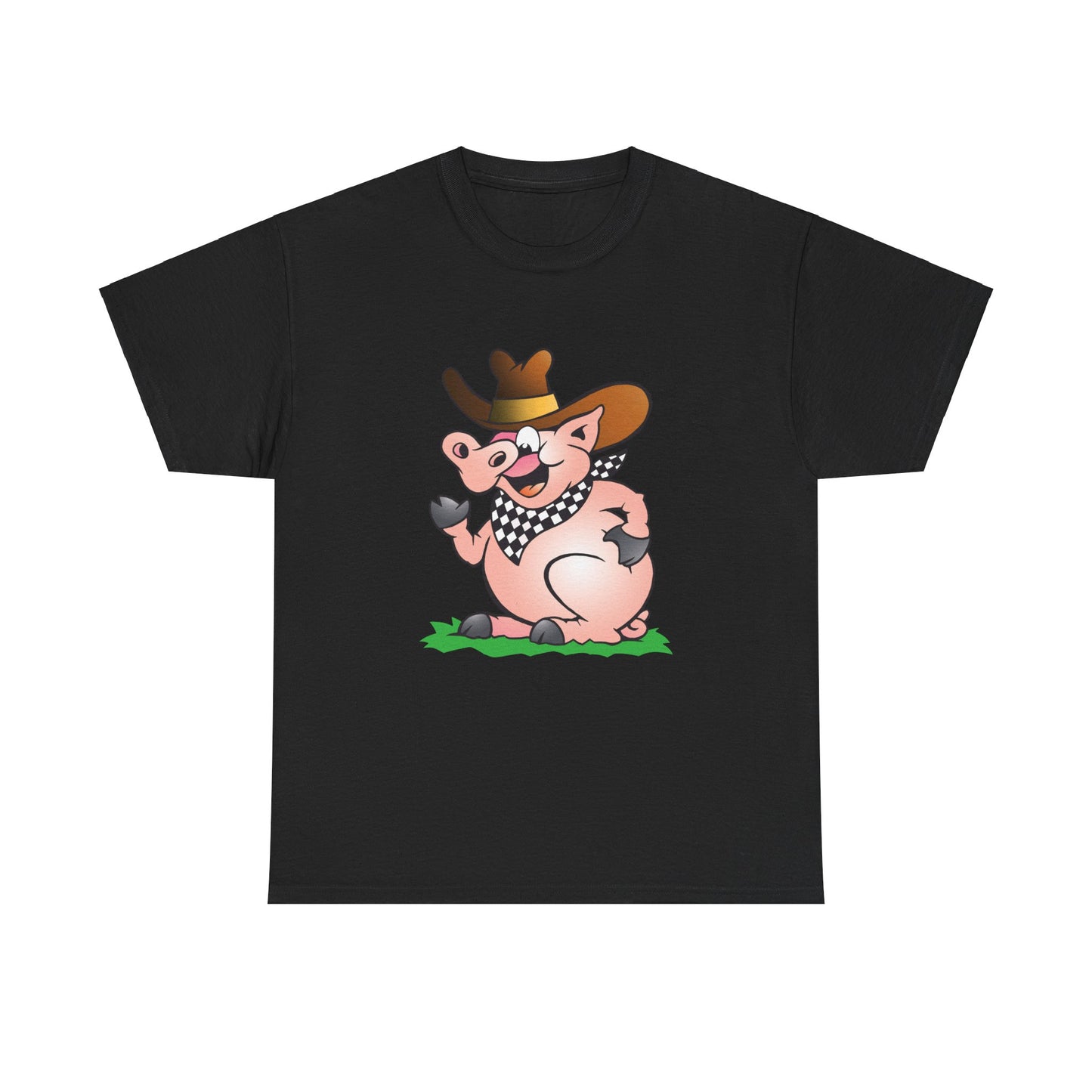 BBQ Pig. Heavy Cotton T-Shirt