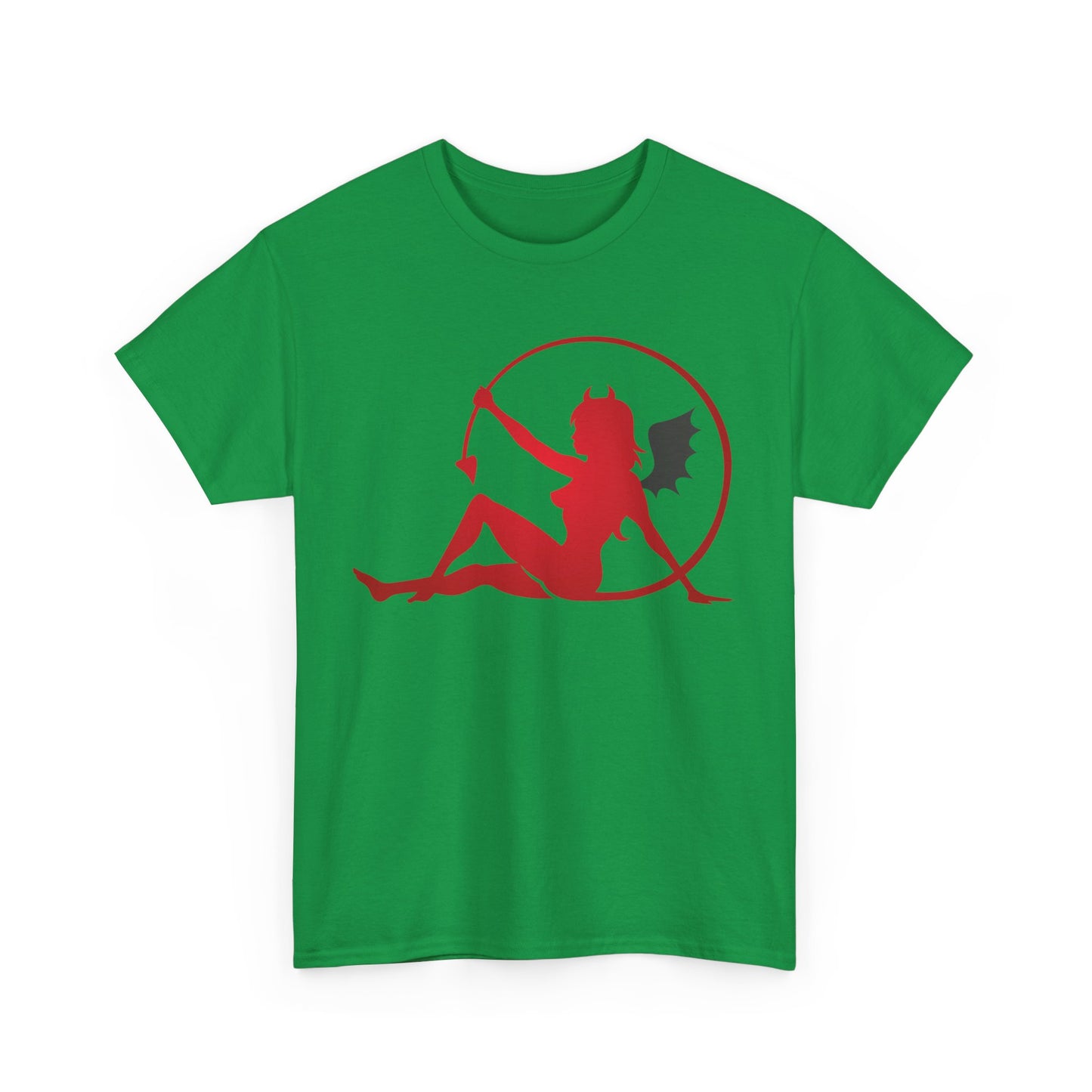 Bat winged Devil Girl. Heavy Cotton T-Shirt