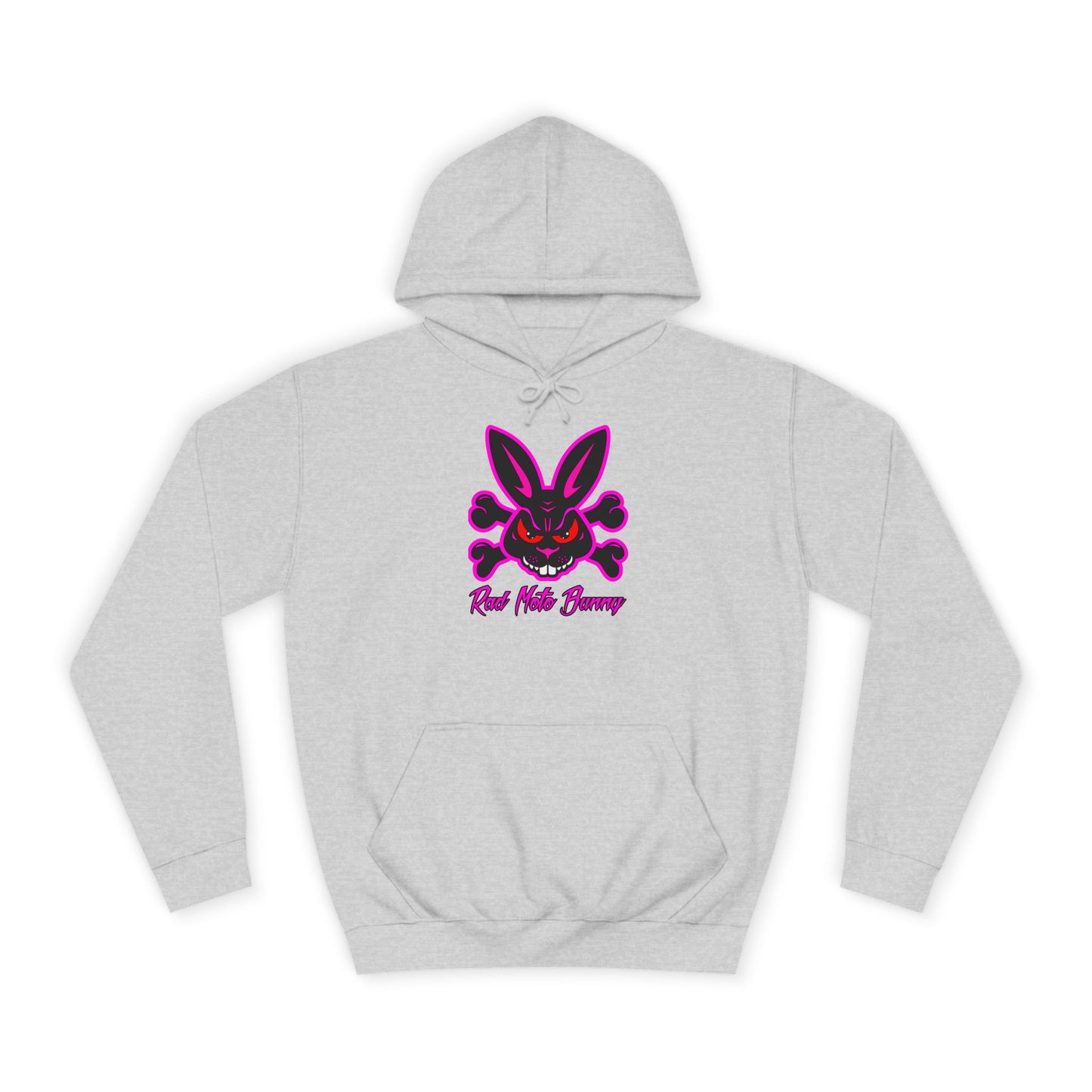 Alien Bunny, Rad Moto Bunny, Unisex Hoodie - Biker Style Sweatshirt for Motorcycle Enthusiasts