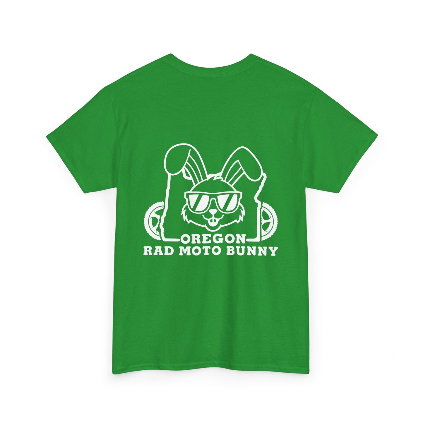 Oregon Rad Moto Bunny, Rad Moto Bunny, Heavy Cotton T-Shirt