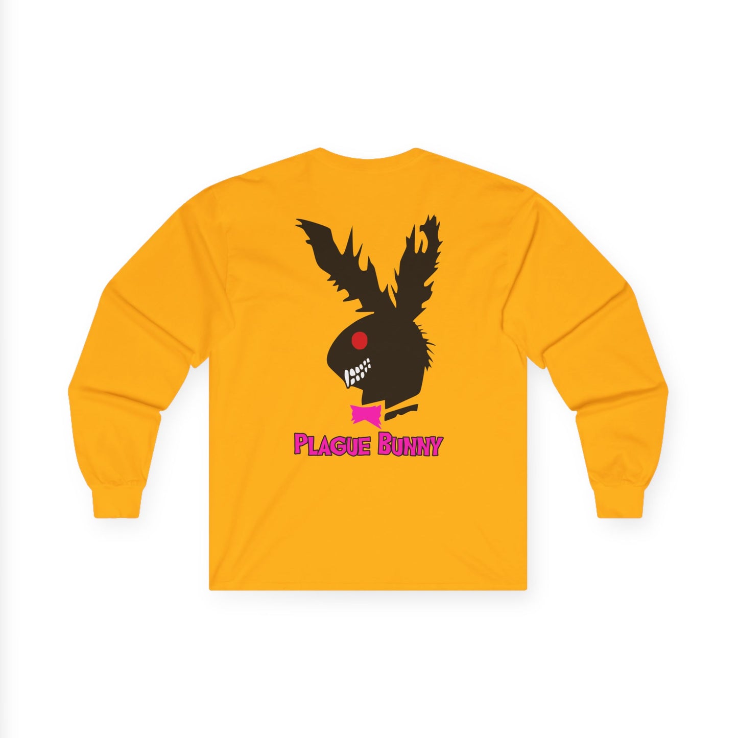 Plague Bunny, Rad Moto Bunny, Unisex Long Sleeve Tee - Bold Graphic T-Shirt for Motorcycle Enthusiasts