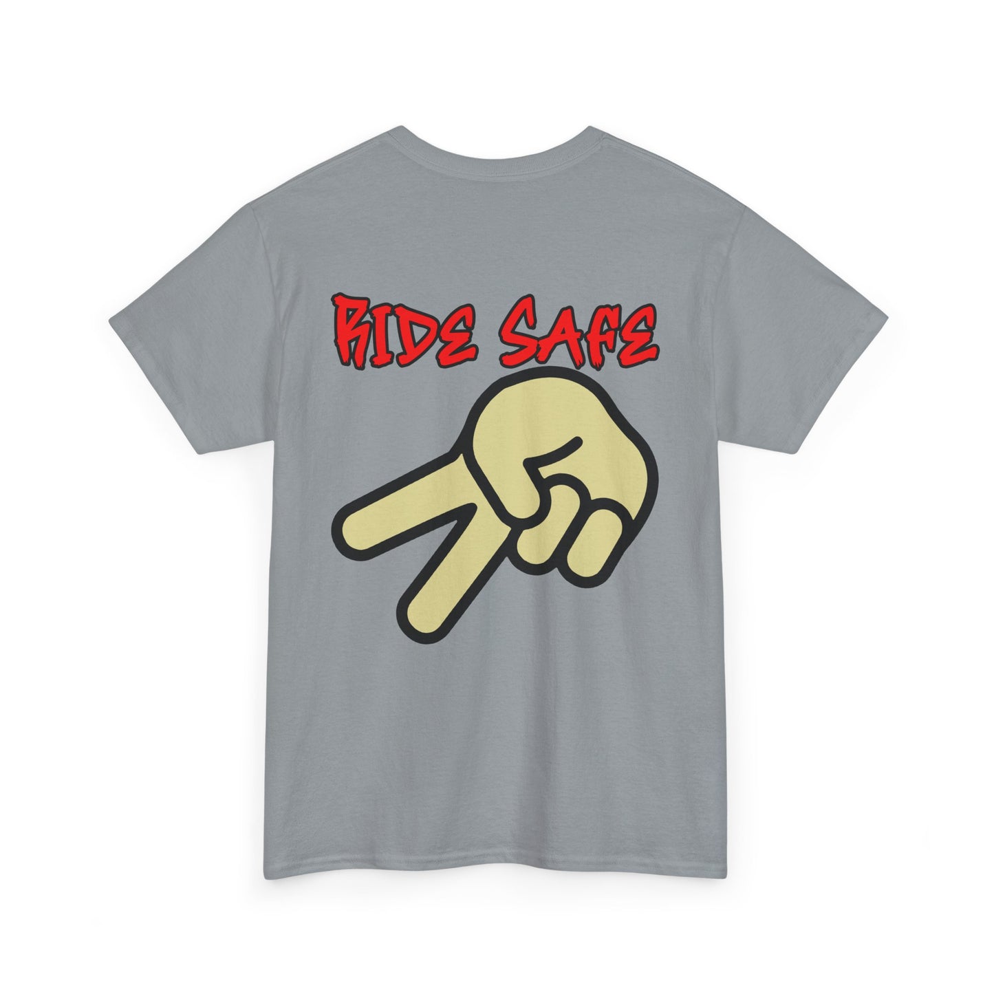 Ride Safe, Rad Moto Bunny, Heavy Cotton T-Shirt