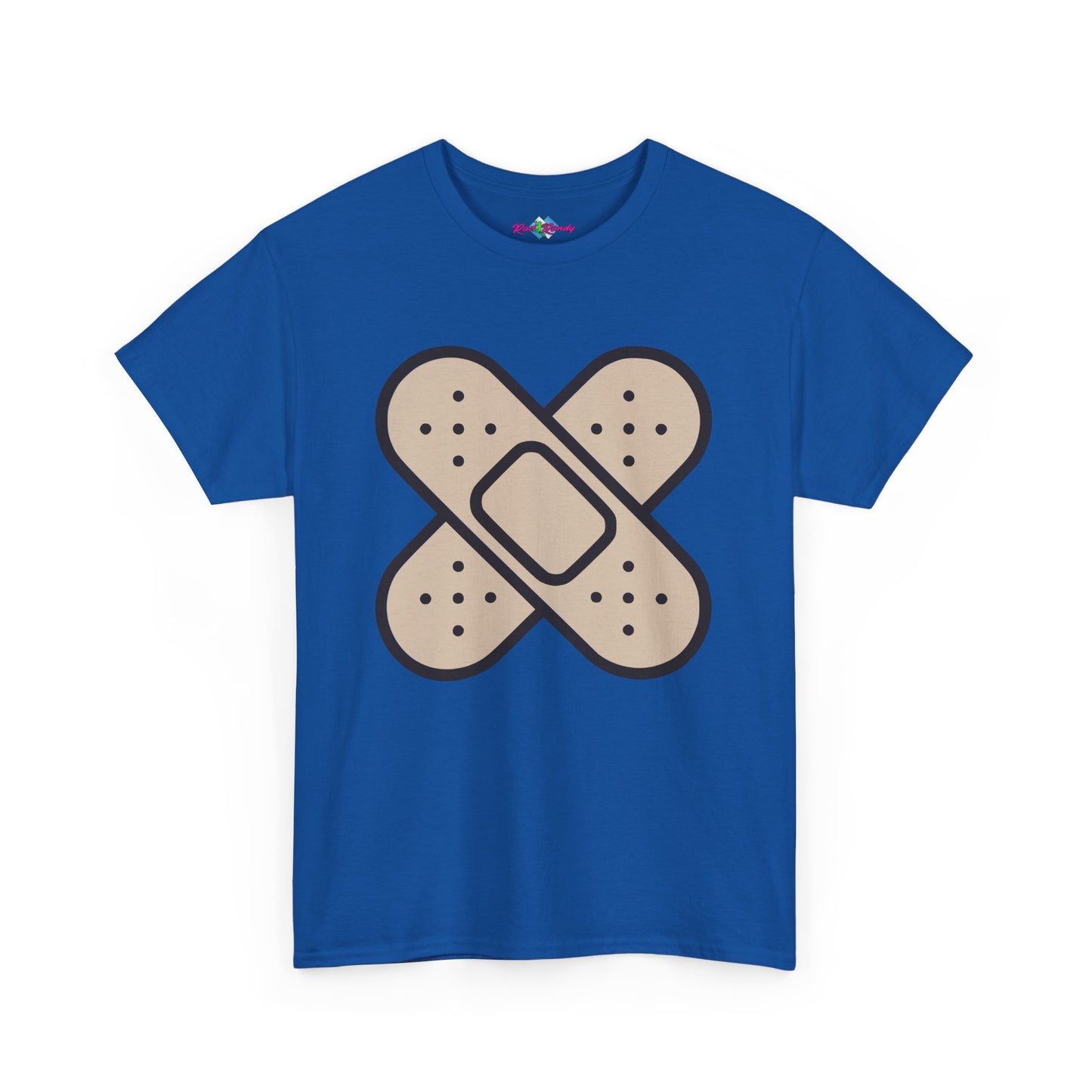 Band Aids. Heavy Cotton T-Shirt