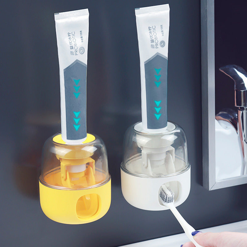 Wall-mounted Magnetic Toothpaste Set