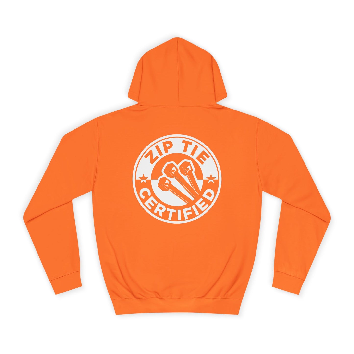 Zip Tie Certified, Rad Moto Bunny, Unisex Hoodie - Biker Style Sweatshirt for Motorcycle Enthusiasts