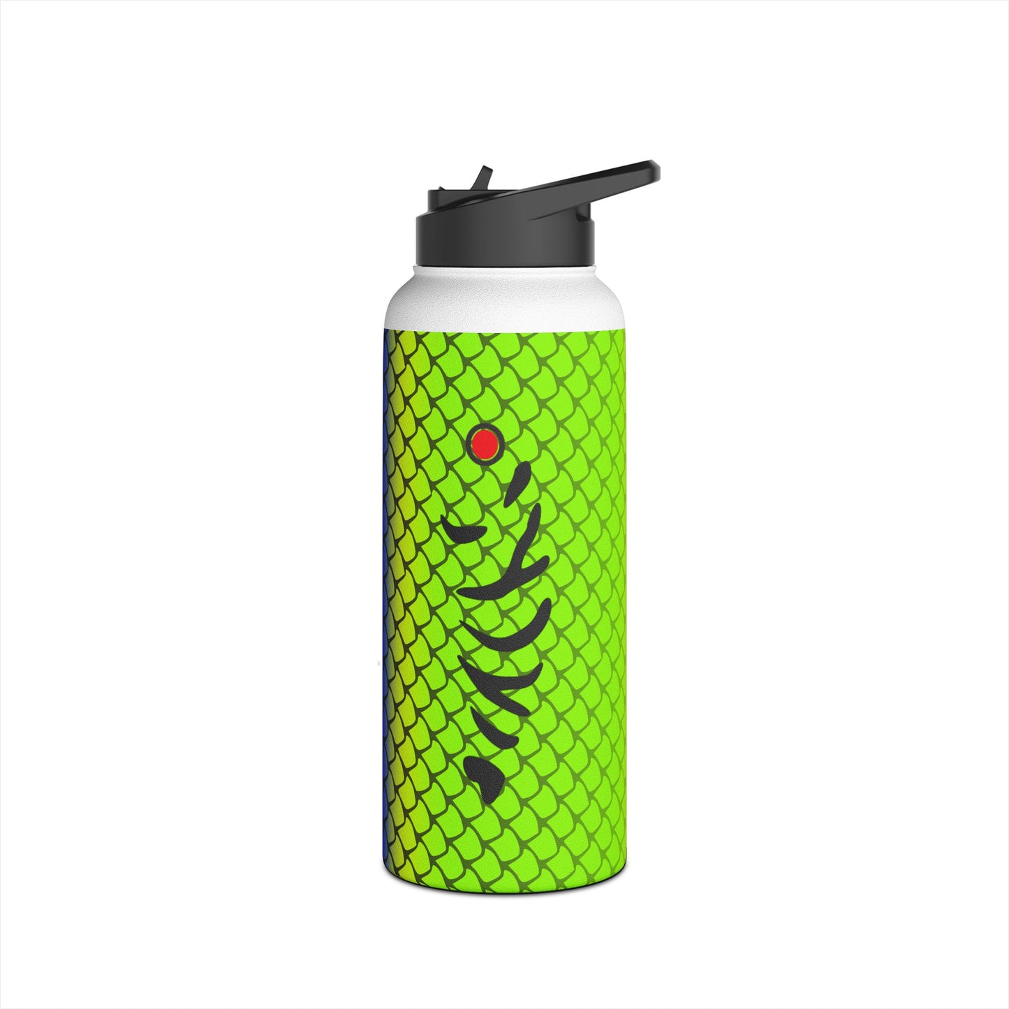 Fish Lure Scales. Stainless Steel Water Bottle