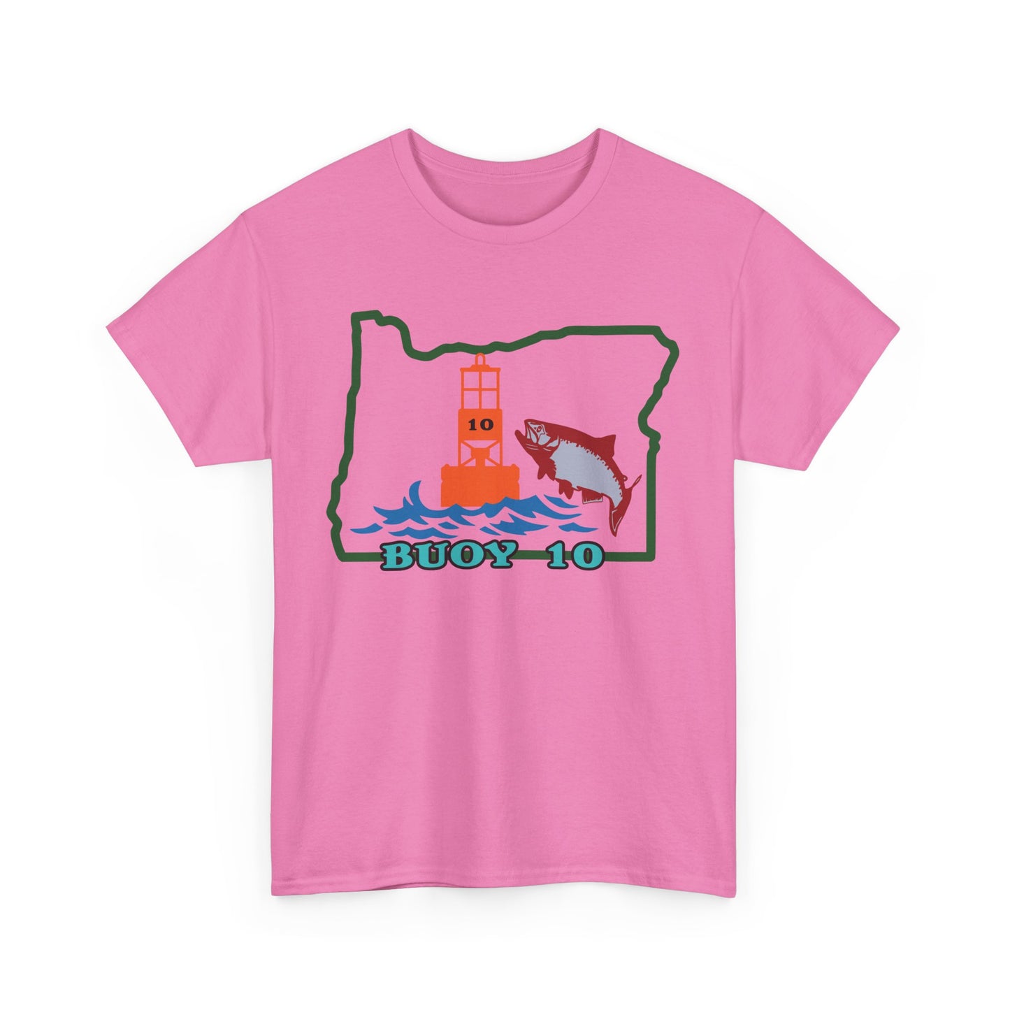 Buoy 10, Oregon. Heavy Cotton T-Shirt