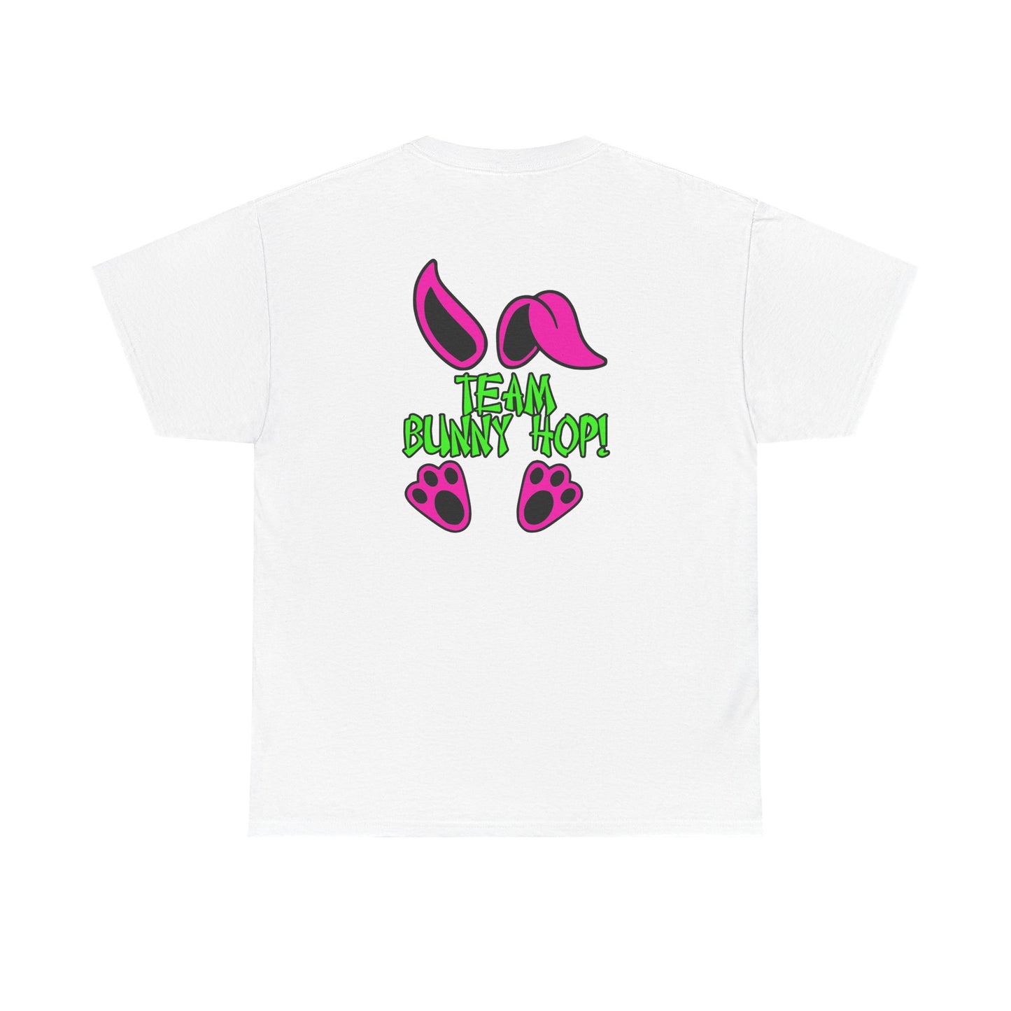 Team Bunny Hop, Rad Moto Bunny, Heavy Cotton T-Shirt