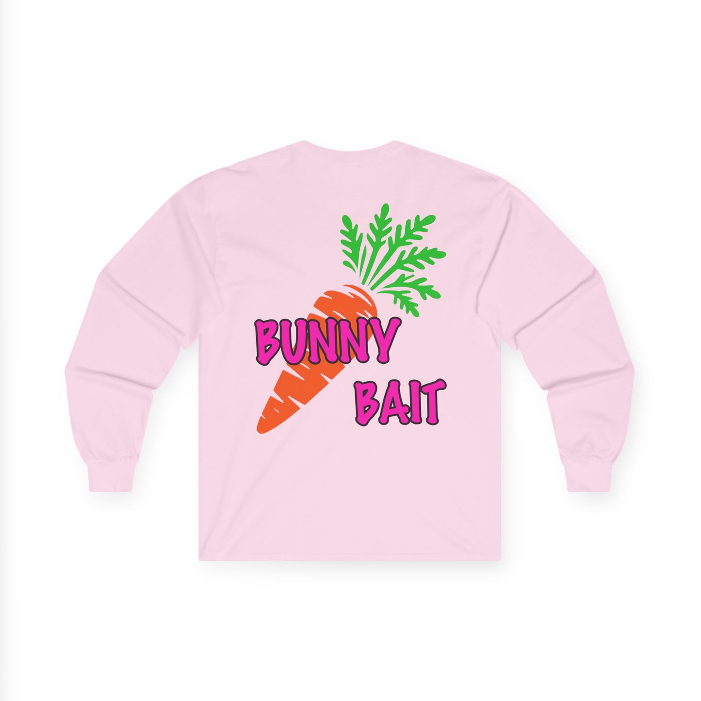 Bunny Bait, Rad Moto Bunny, Unisex Long Sleeve Tee - Bold Graphic T-Shirt for Motorcycle Enthusiasts